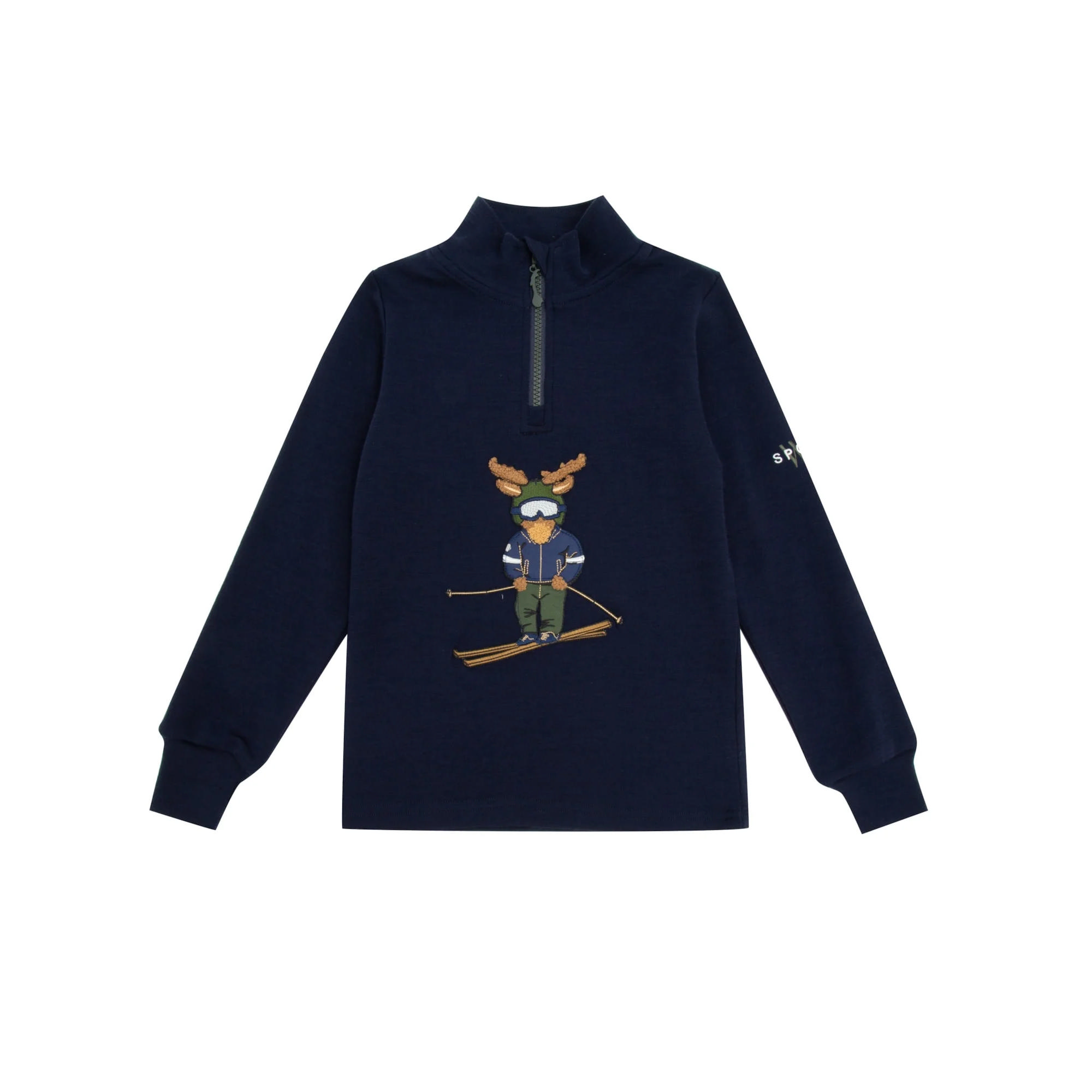 Høvringen Merino Half-Zip ullgenser junior