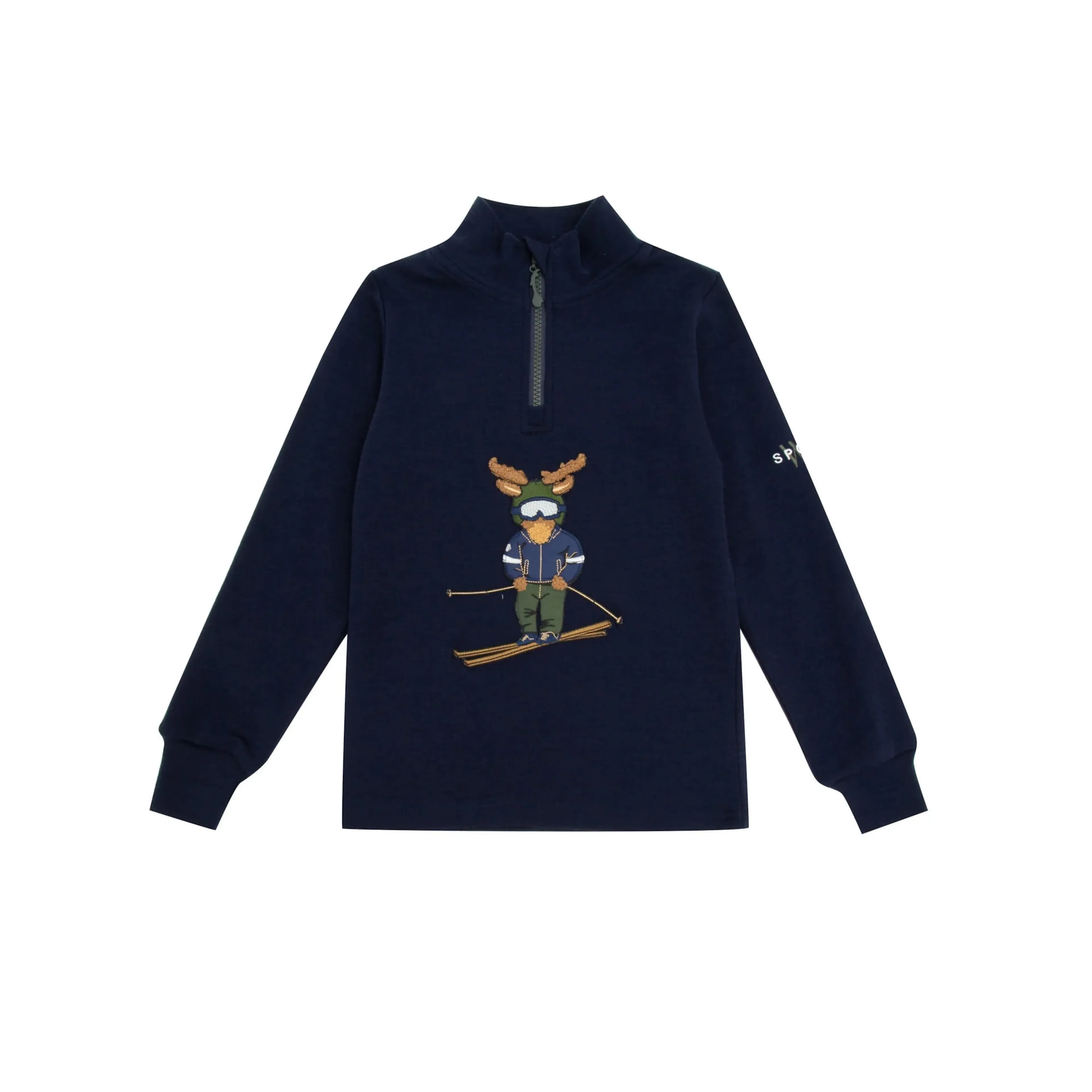 Høvringen Merino Half-Zip ullgenser junior