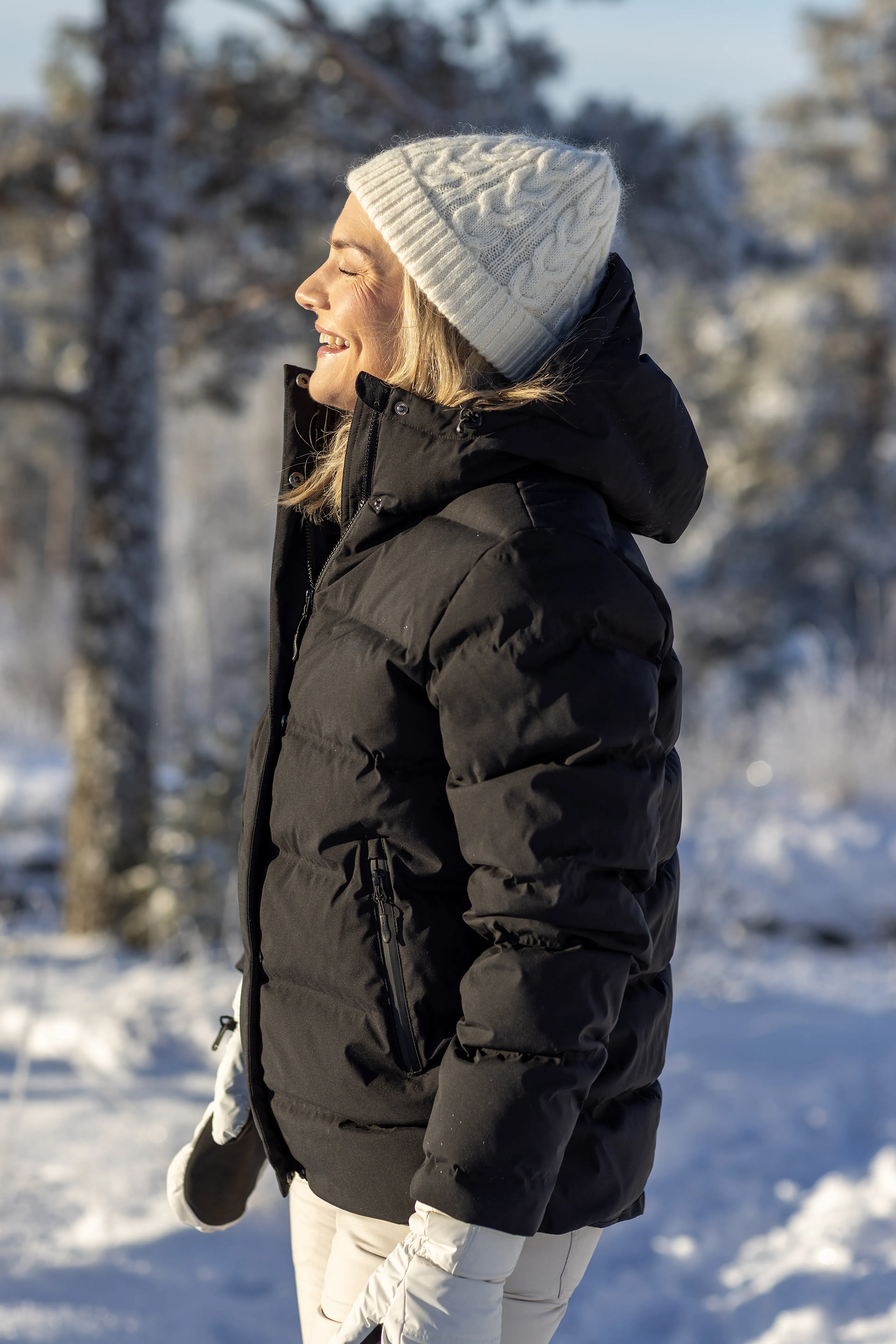 Varpet Dunjakke Dame