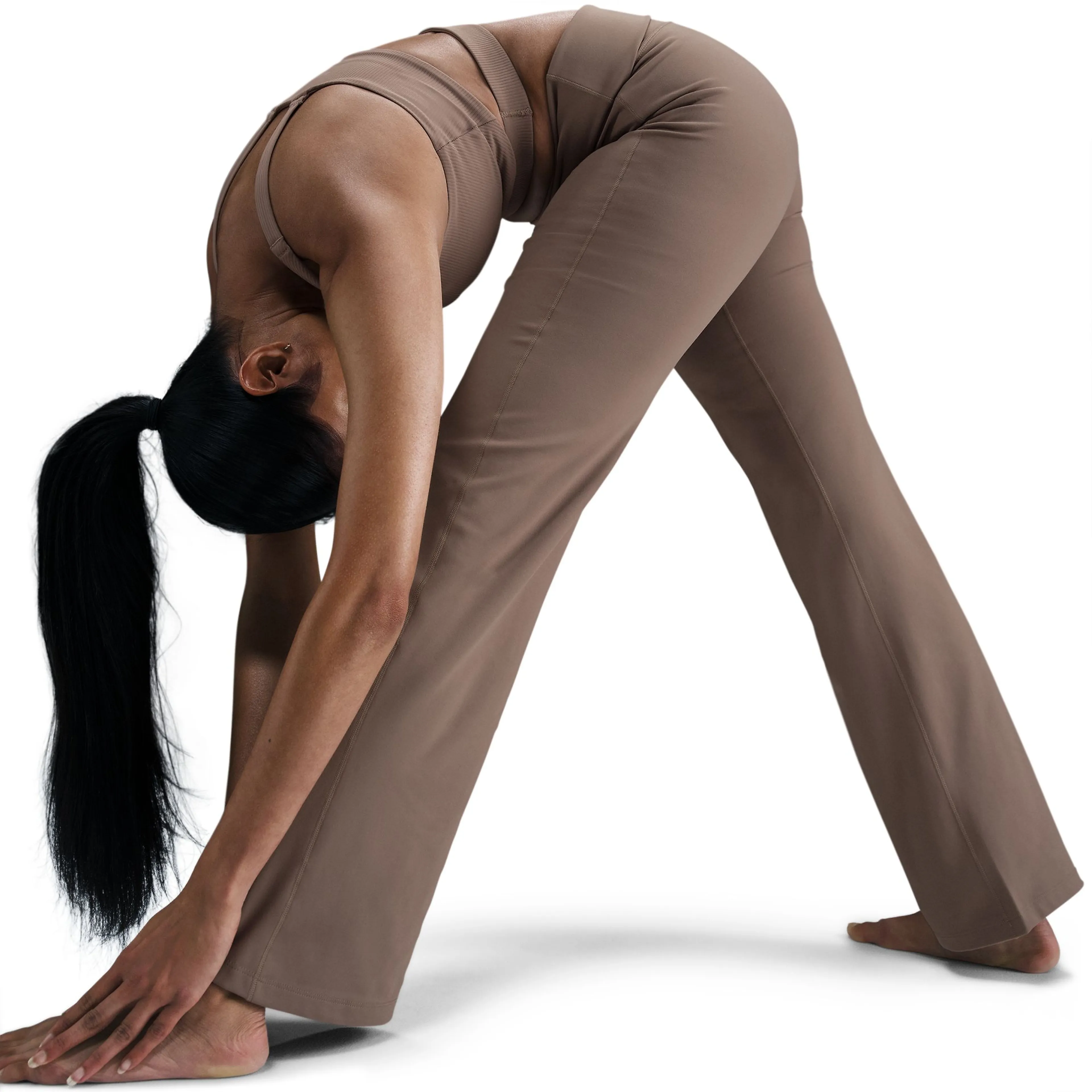 One Women's Dri-FIT High-Waisted Fold-Over Pants