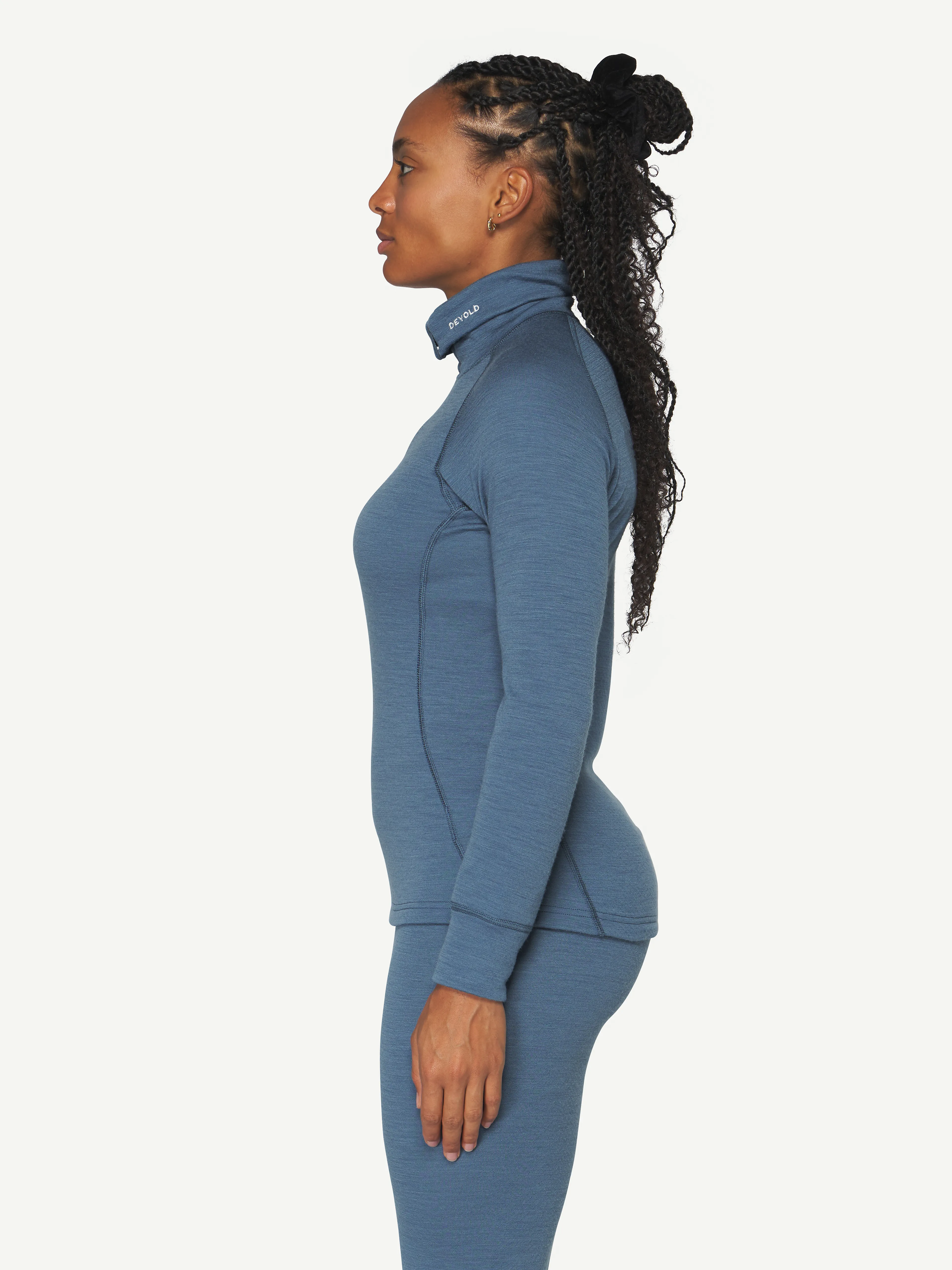 DUO ACTIVE MERINO 205 Z.NECK WMN