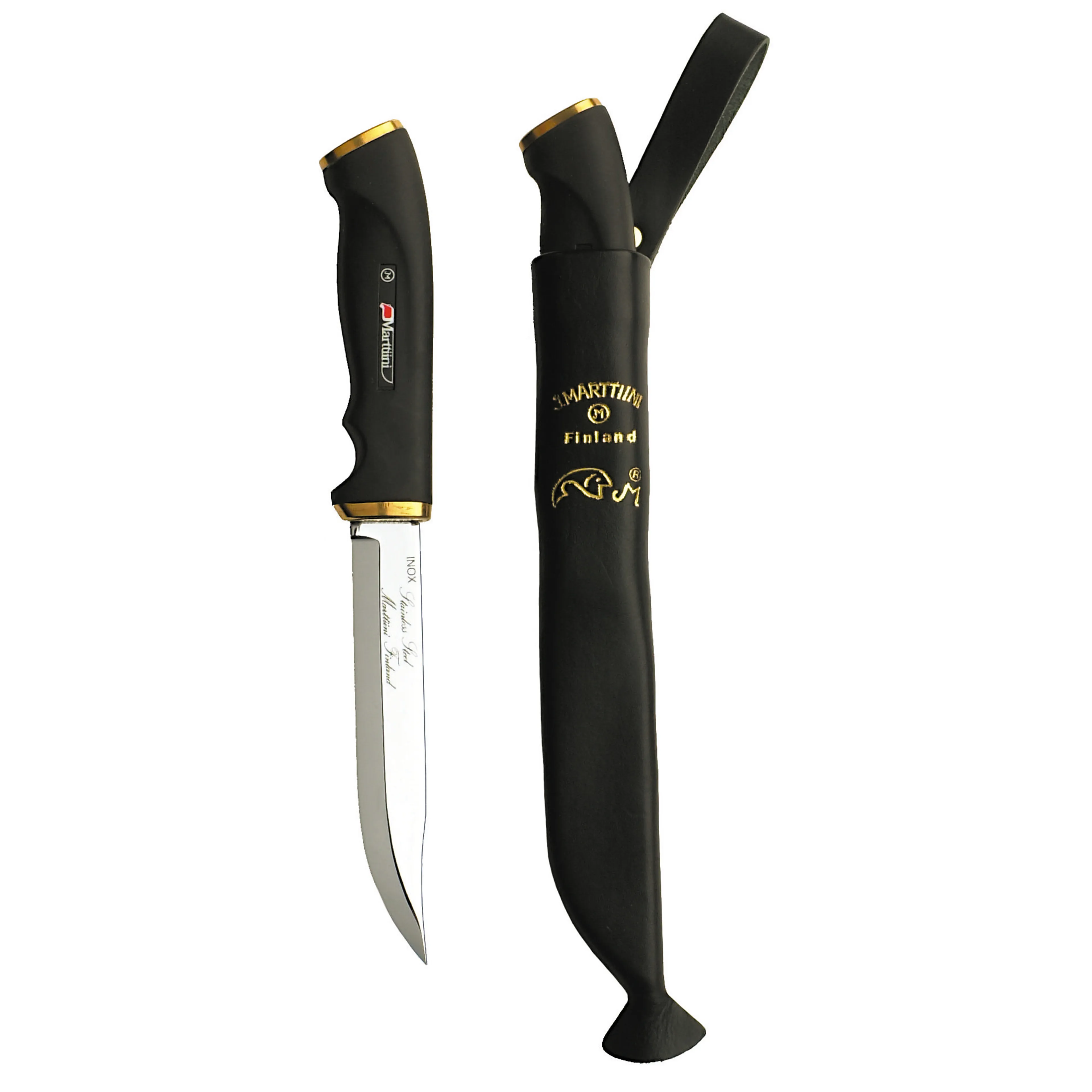Soft handle hunting blade 13cm