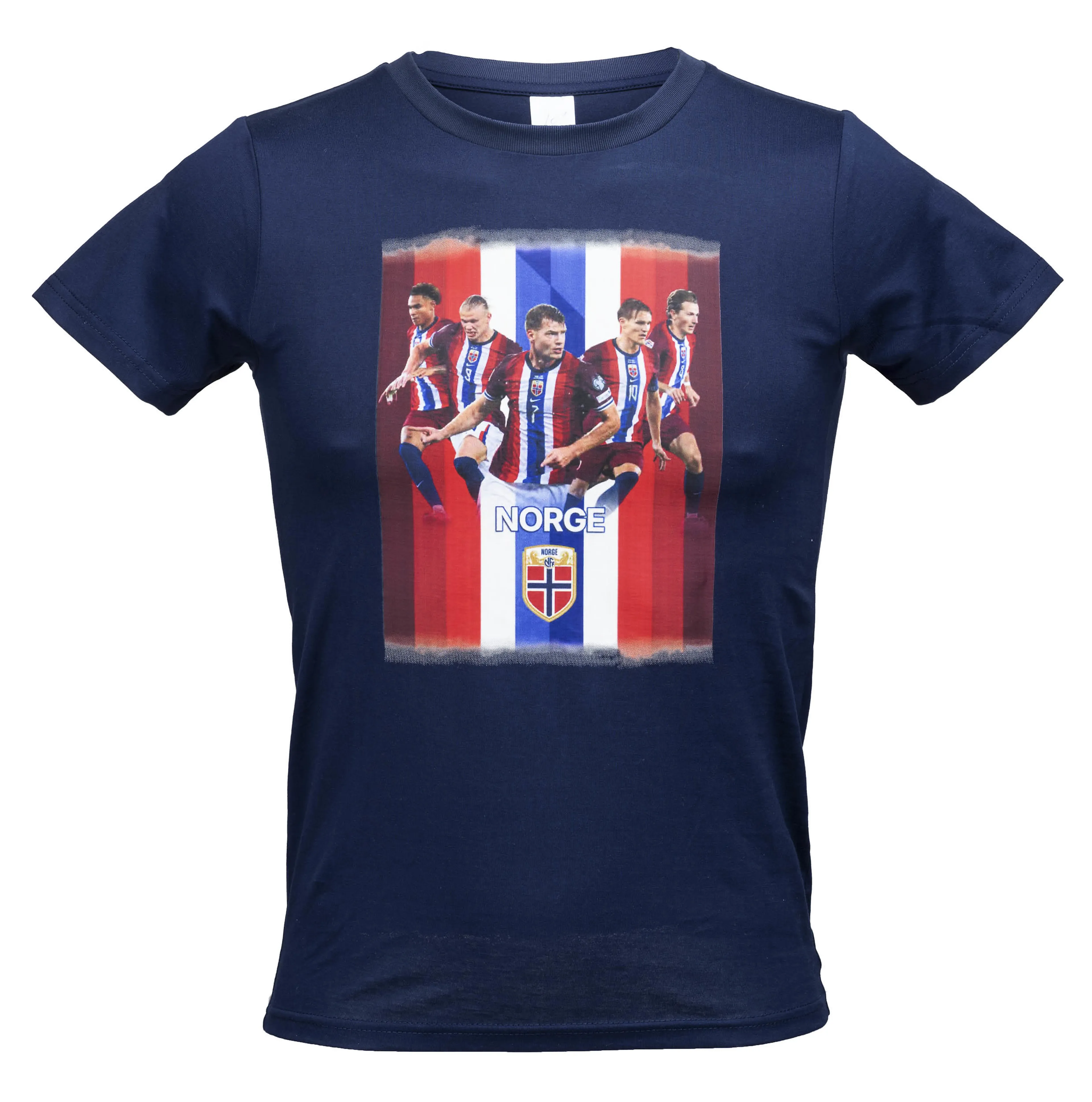 NFF T-shirt Blå, Barn - ass str. 12 stk