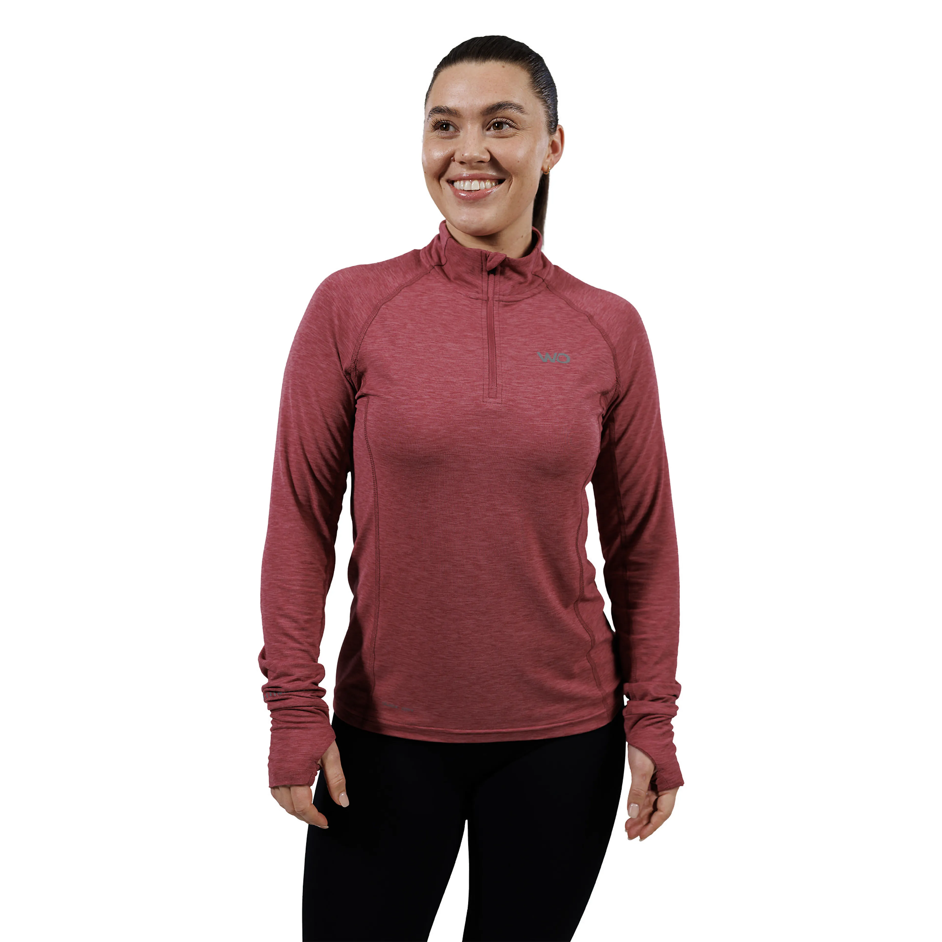 Wolling Melange Performance Midlayer Dame Wolling Melange Performance Midlayer Dame