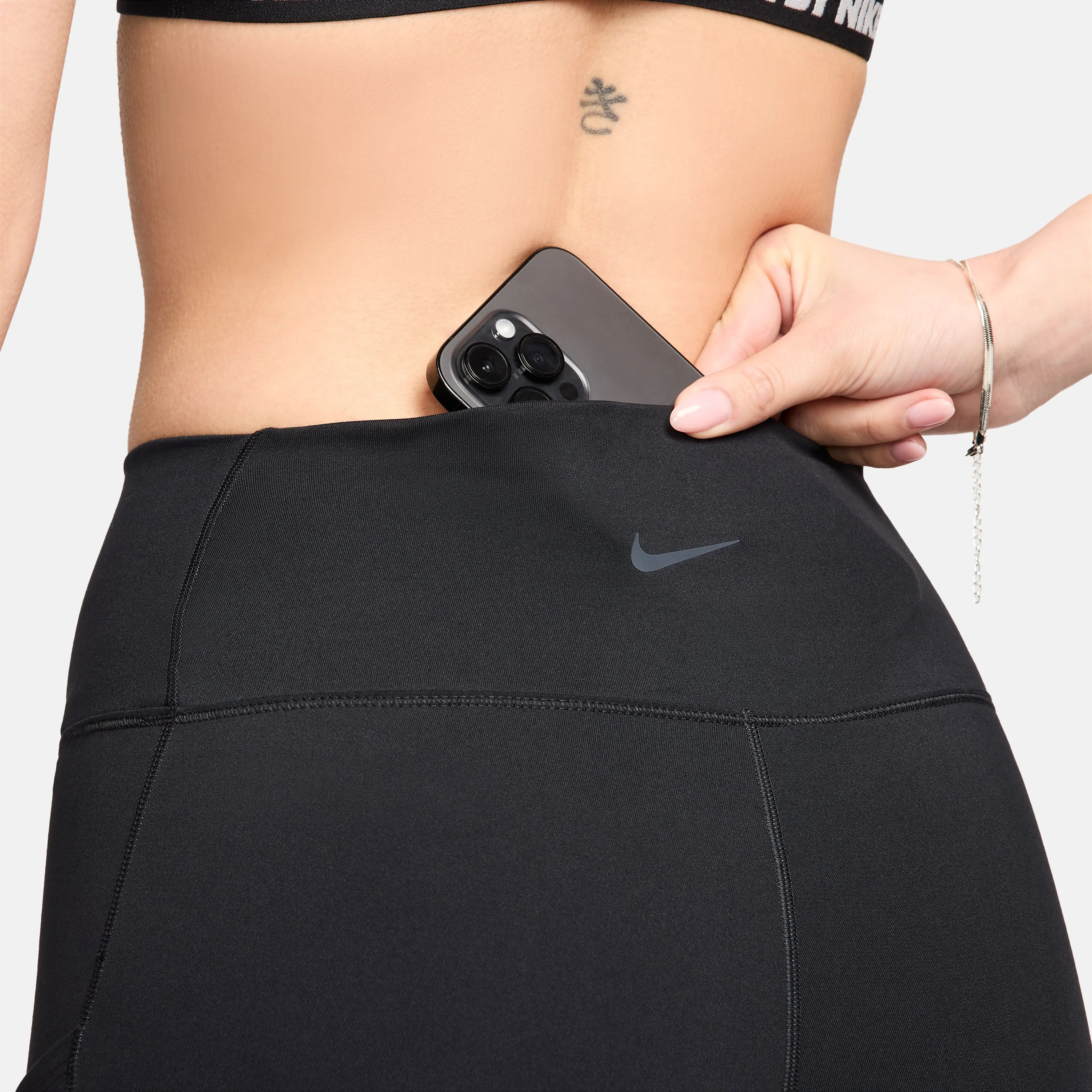 One Women's High-Waisted 8" Biker Shorts