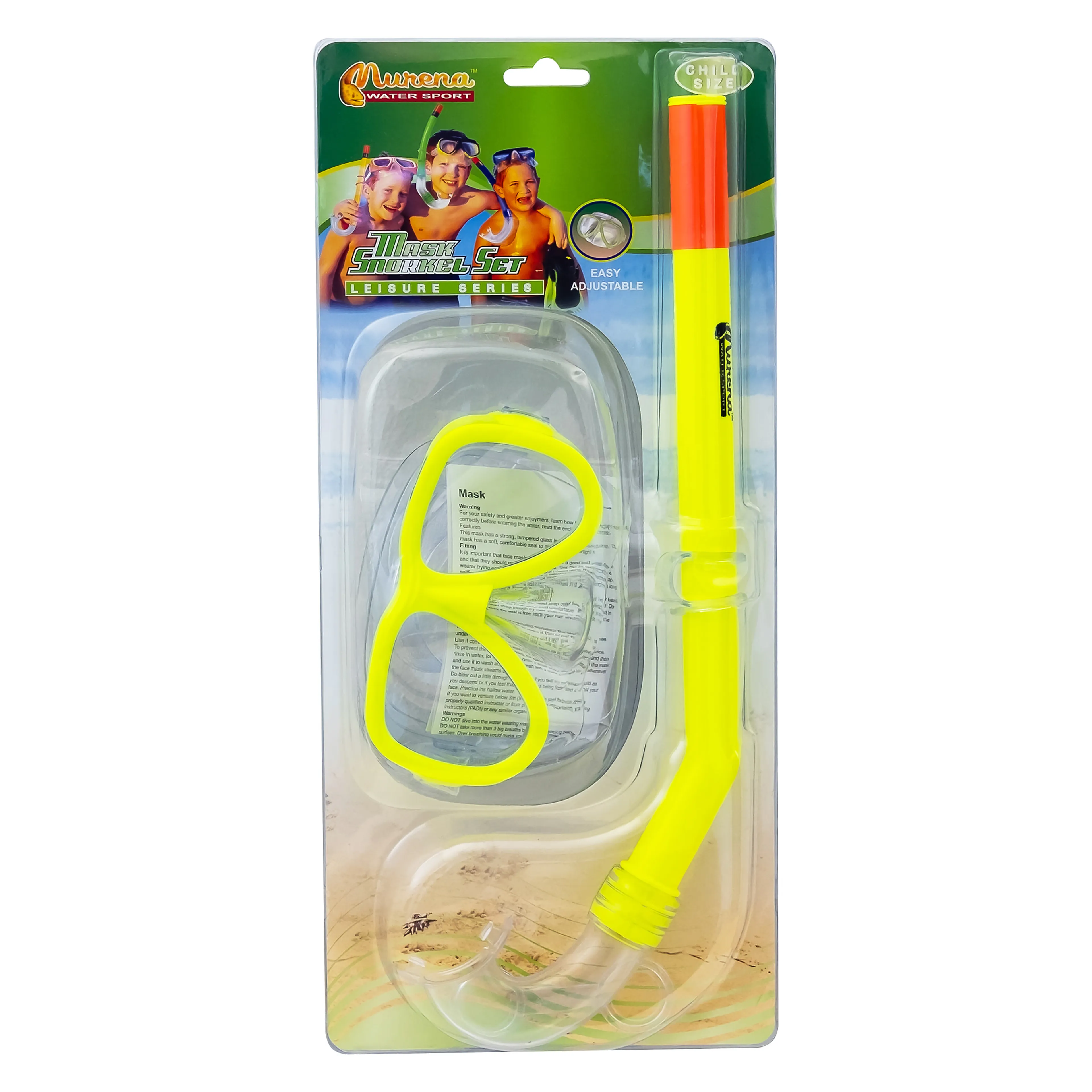 Maske Snorkel Sett Fritid Barn