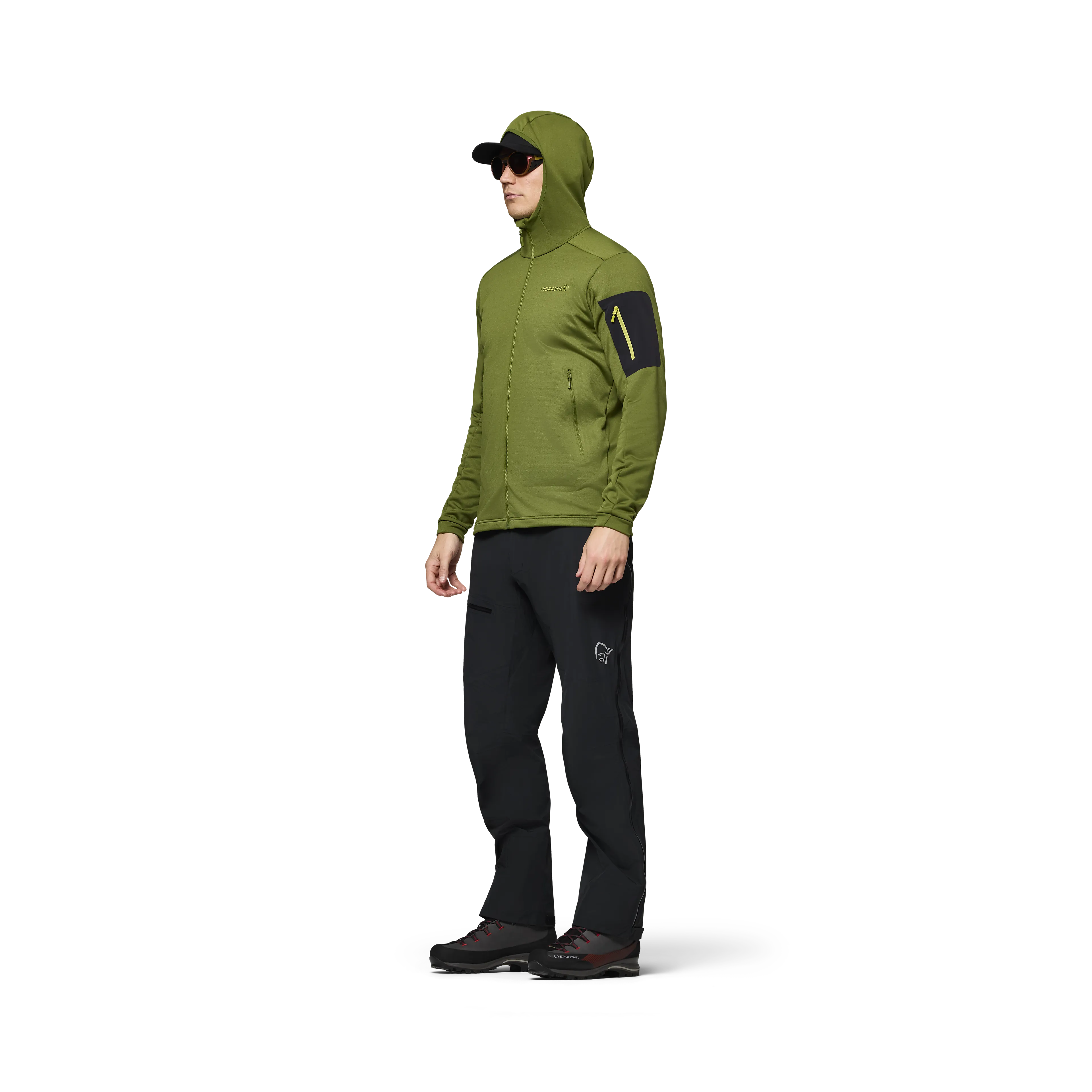 falketind warm2 stretch Hood M's