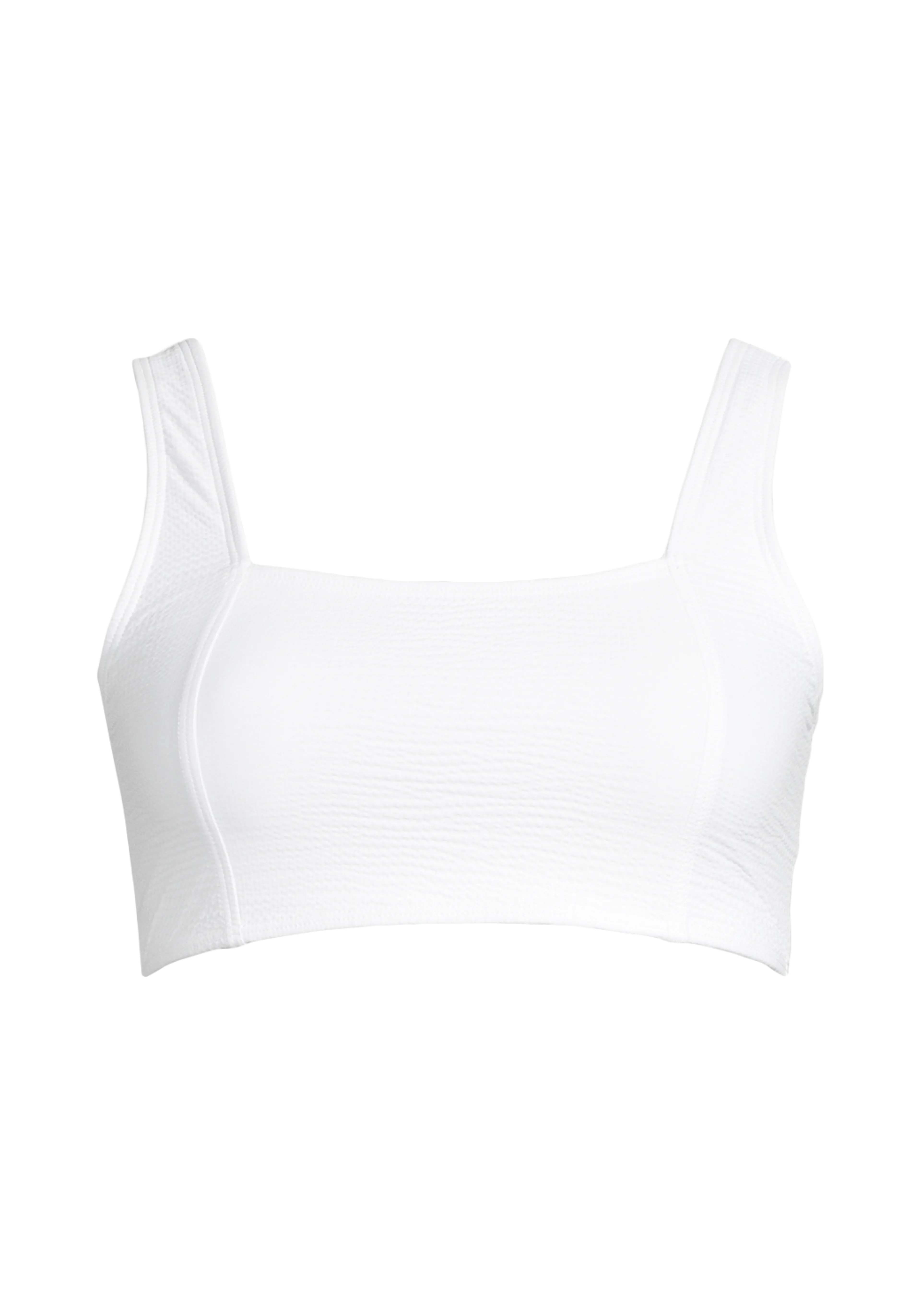 Waffle Square Neck Bikini Top Waffle Square Neck Bikini Top