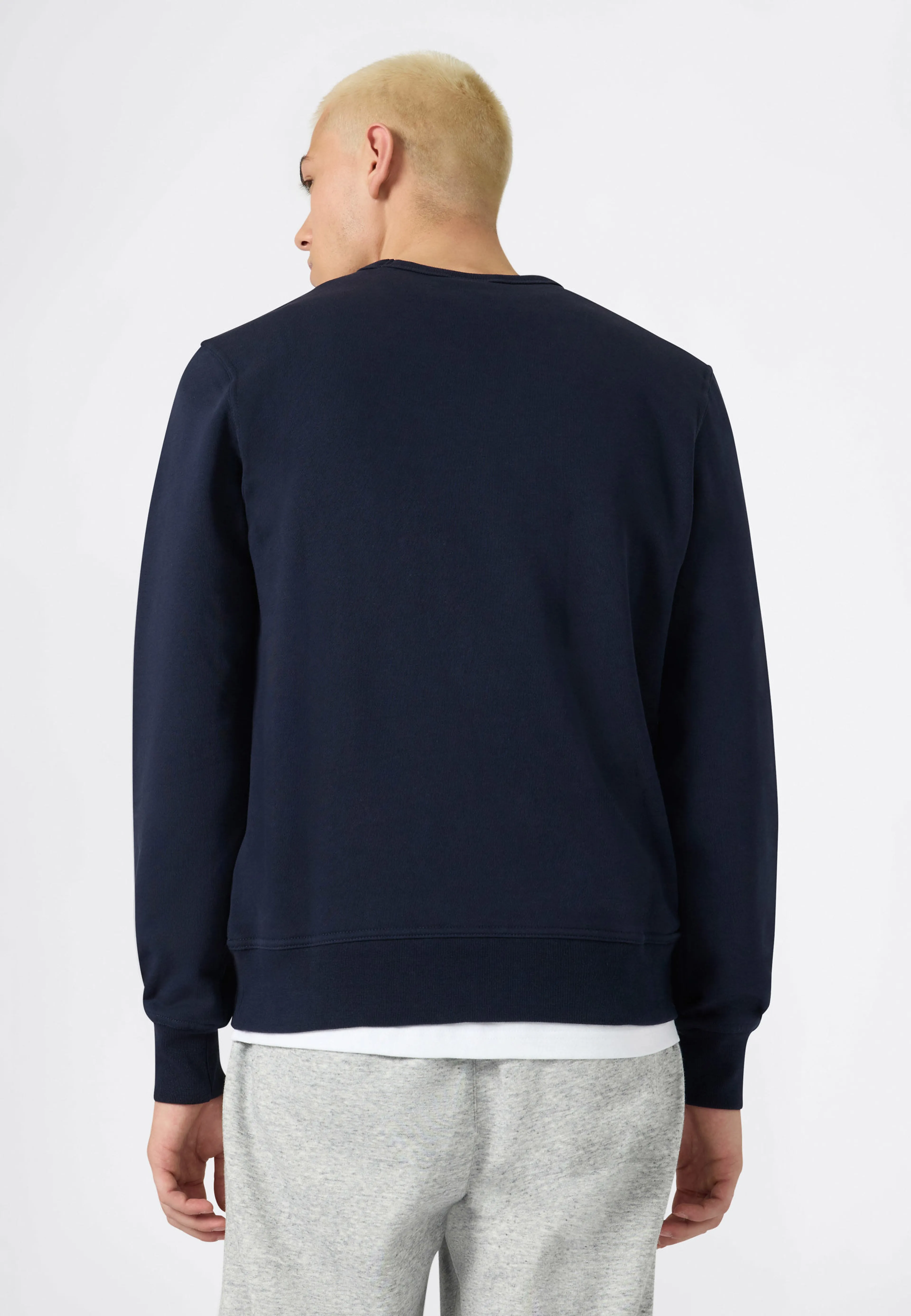 Crewneck Sweatshirt small contrast logo mens Crewneck Sweatshirt small contrast logo mens