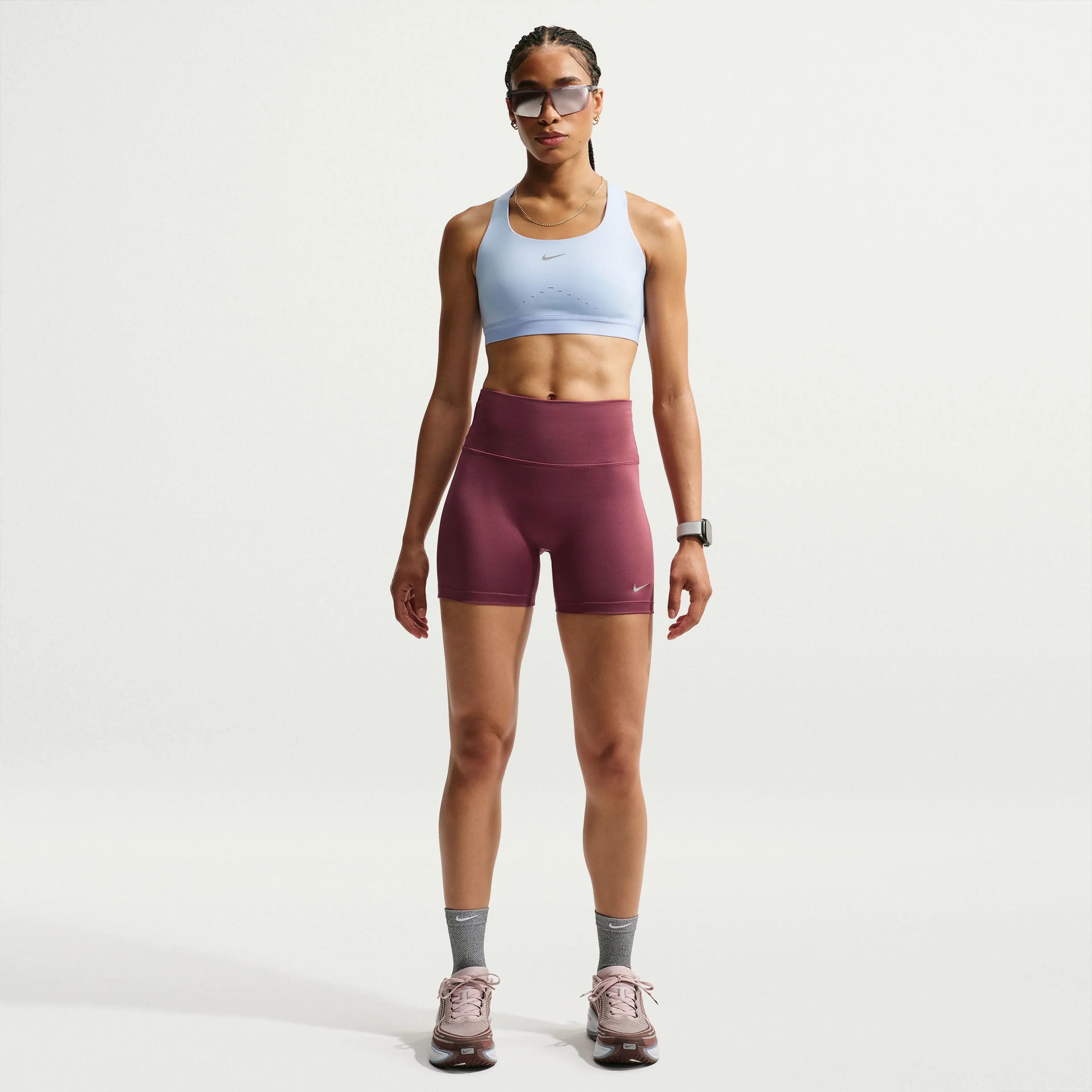 Tempo Women's High-Waisted 4" Tight Running Shorts
