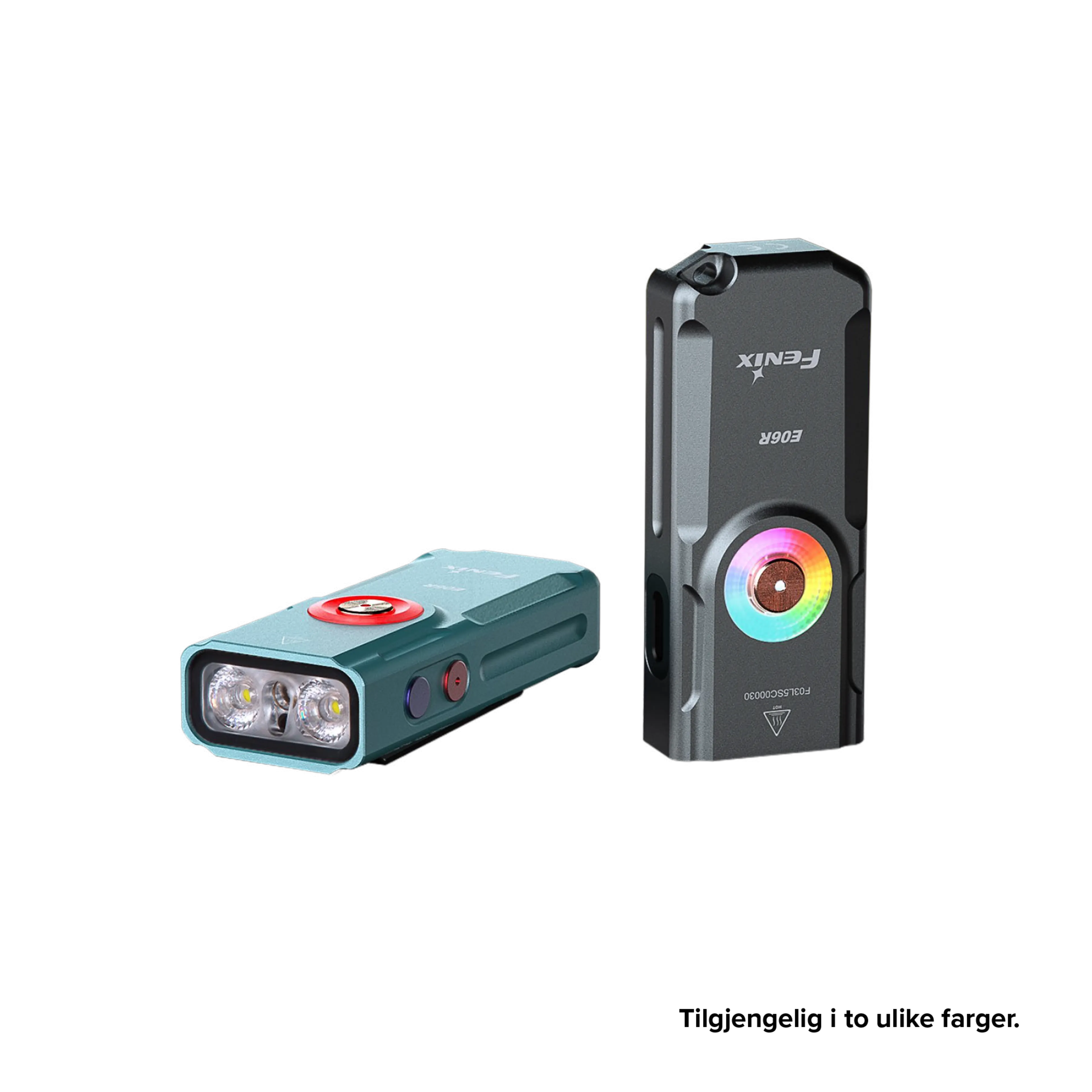 FENIX E06R MINILYKT BLÅGRØNN LED/UV/LASERPEKER 700LM