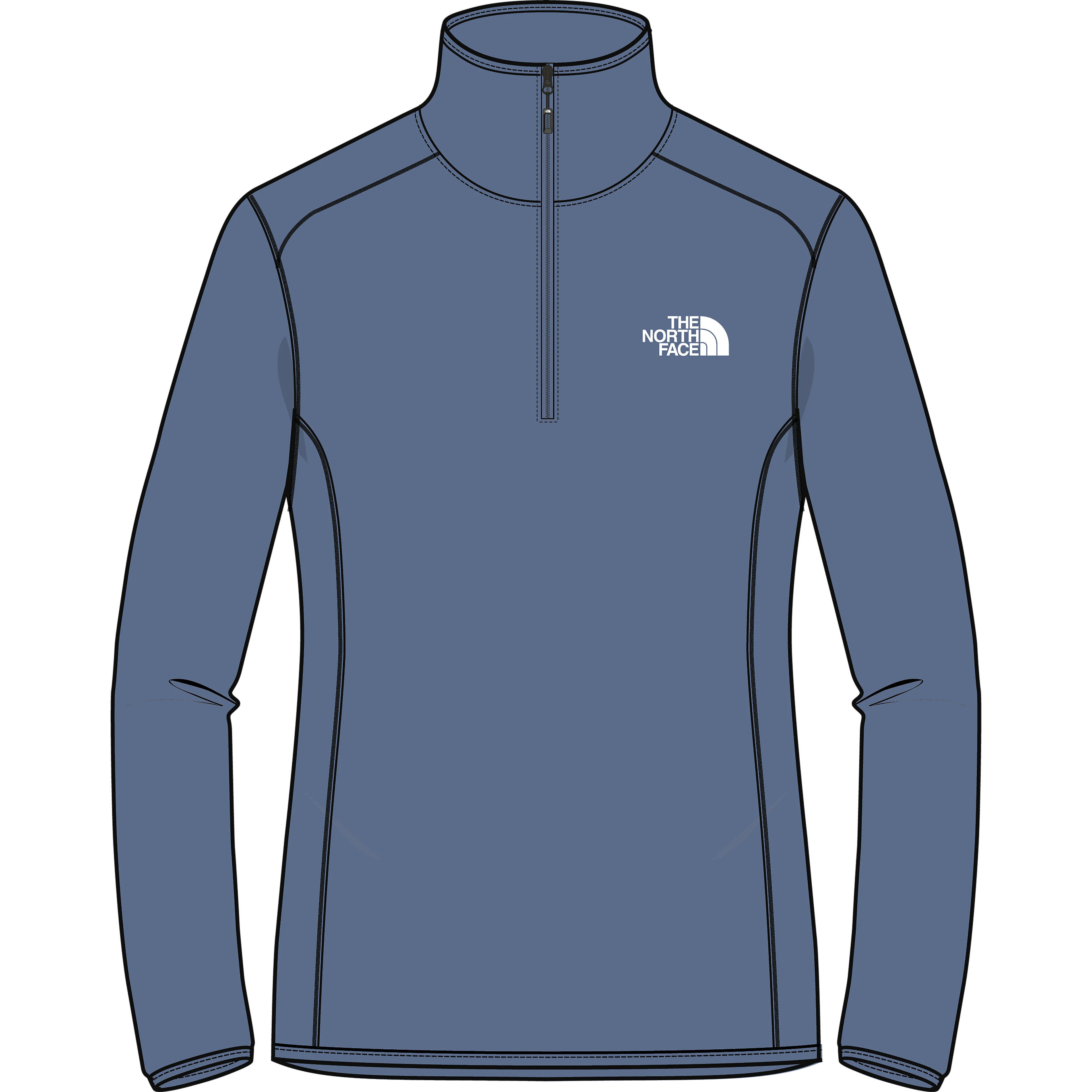 100 Glacier 1/4 Zip fleecegenser dame 100 Glacier 1/4 Zip fleecegenser dame