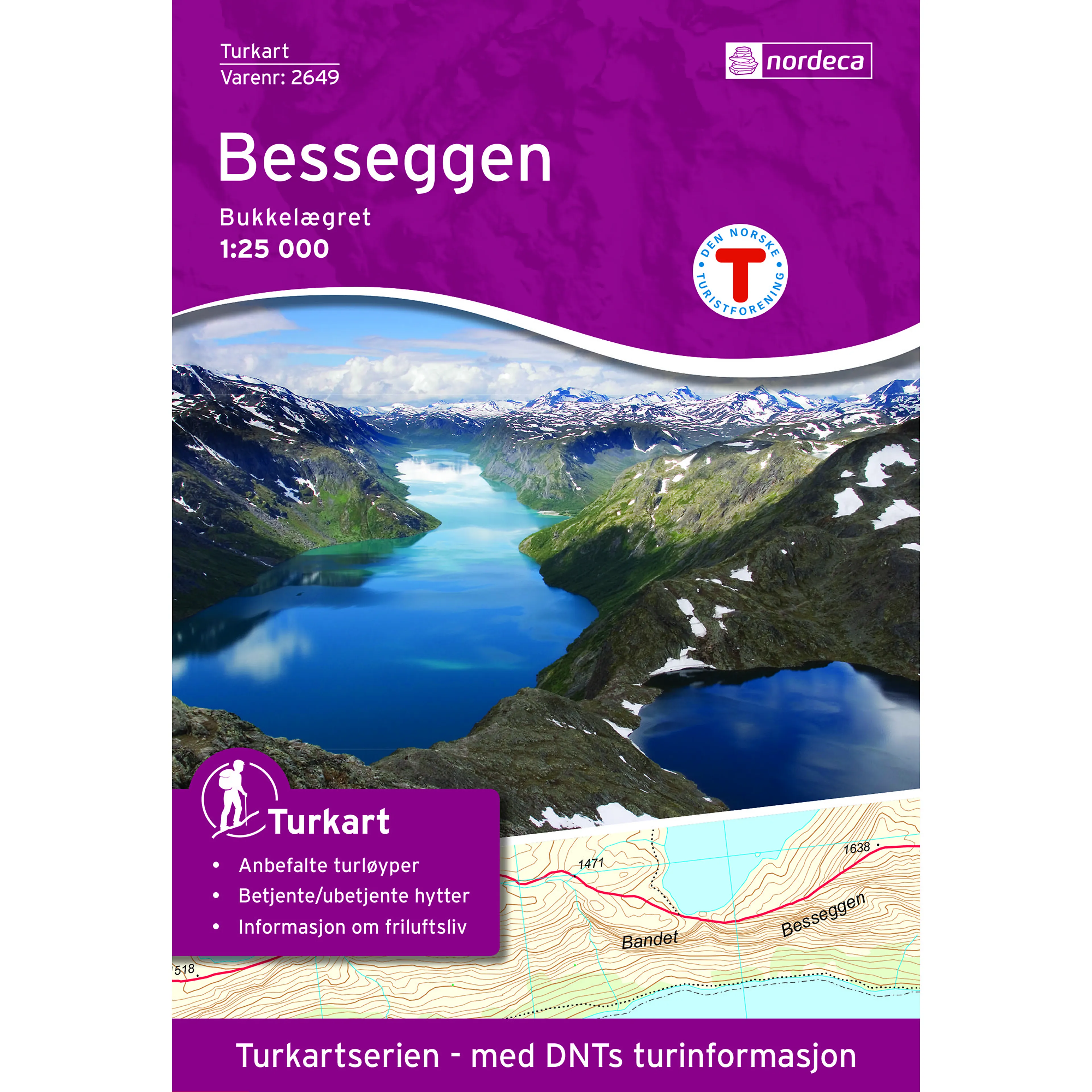 BESSEGGEN 1:25 000