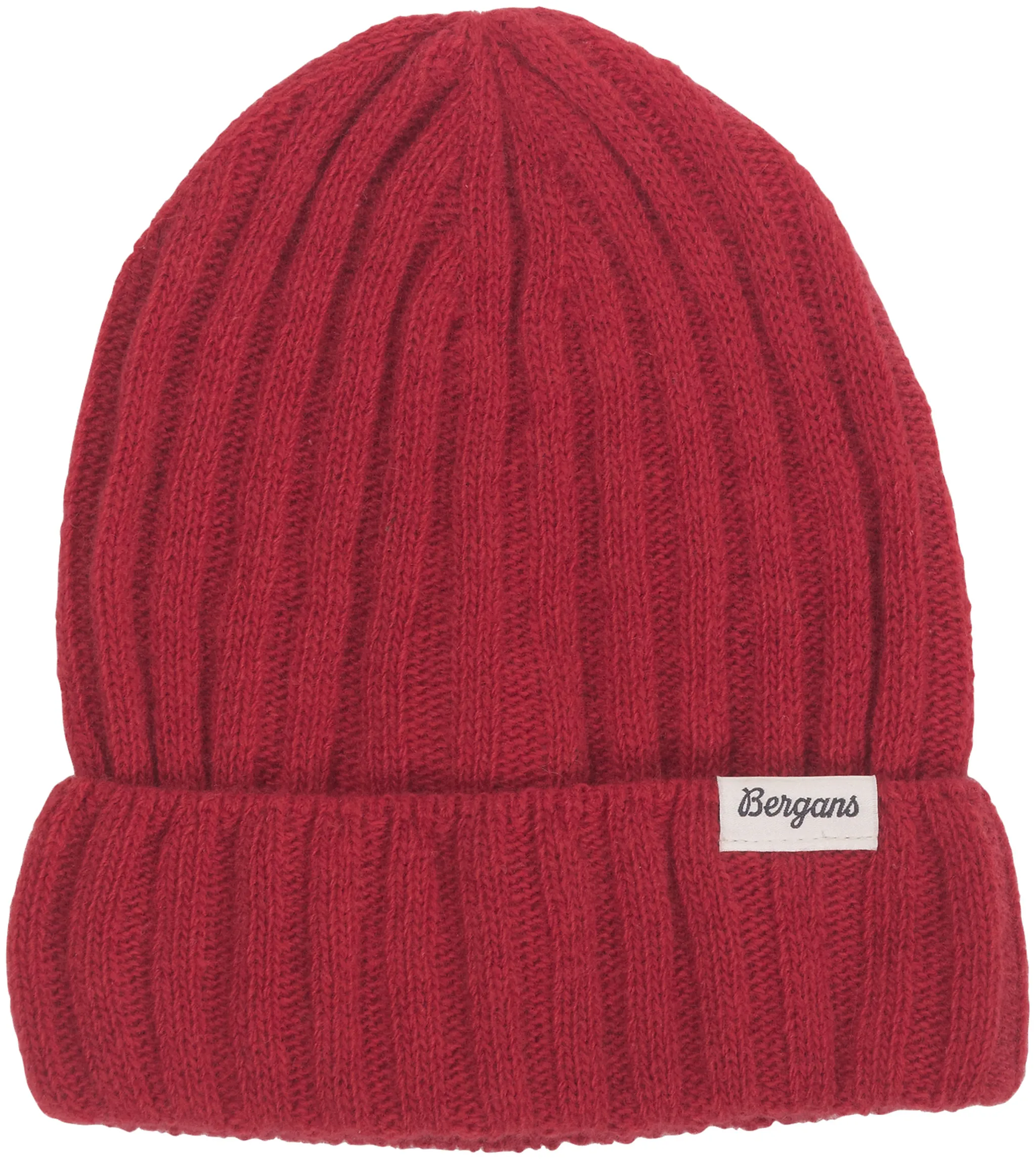 BERGANS OF NORWAY Rabot Mount Rib Wool Beanie Fire Red Unisex | Sport1.no
