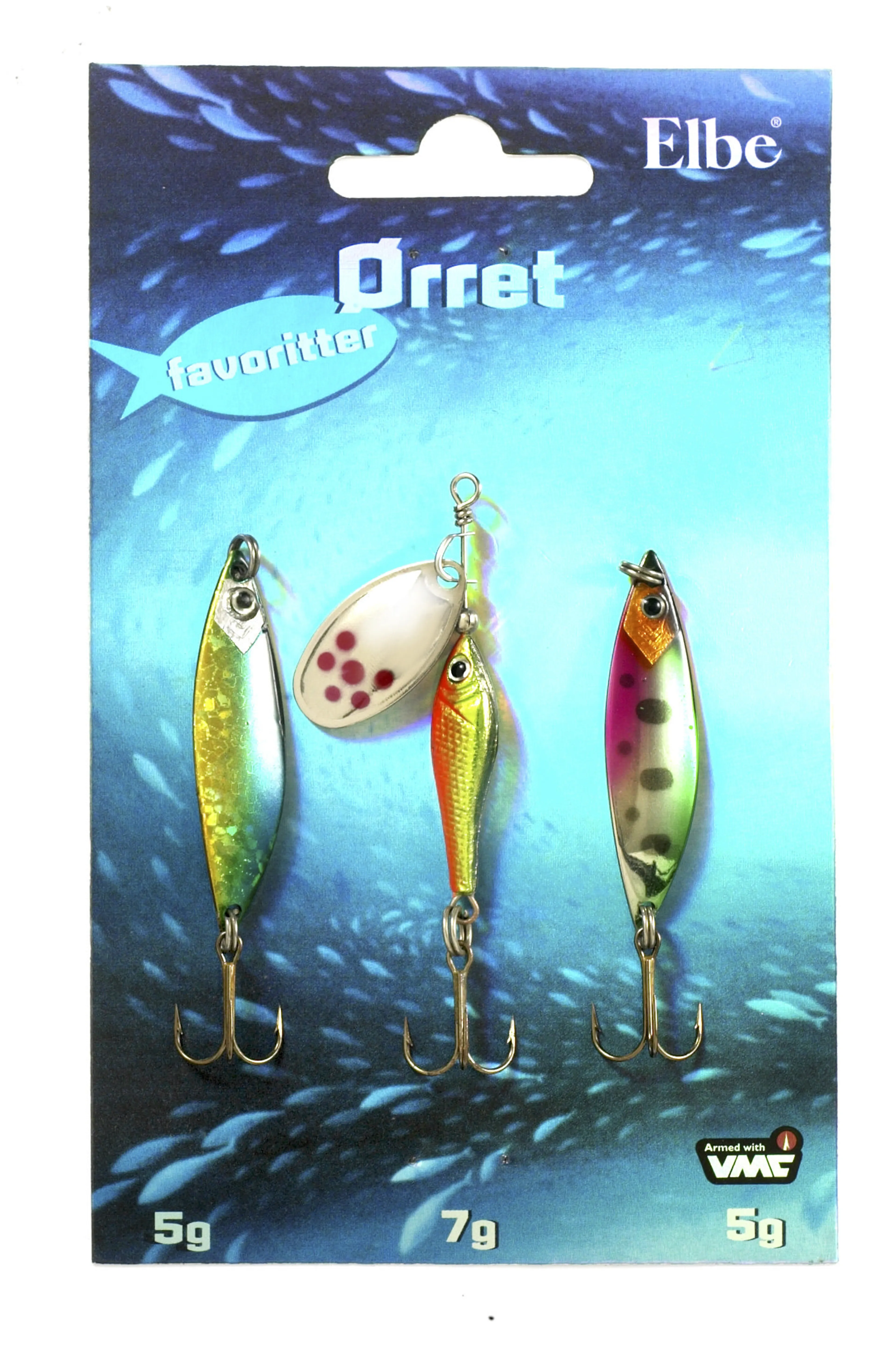 ØRRET-FAVORITTER 3 STK