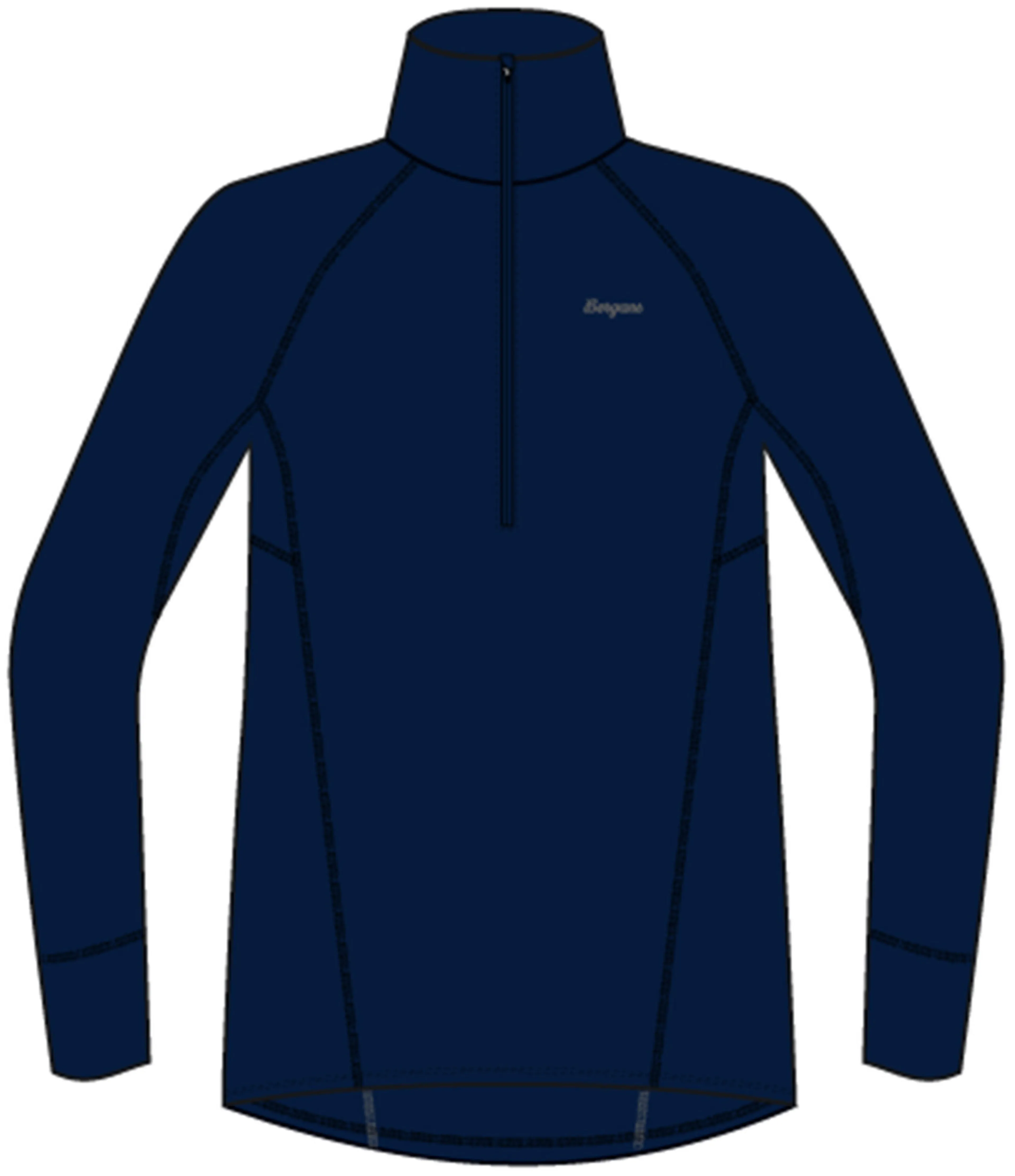 Inner:Pure Merino Half Zip Men