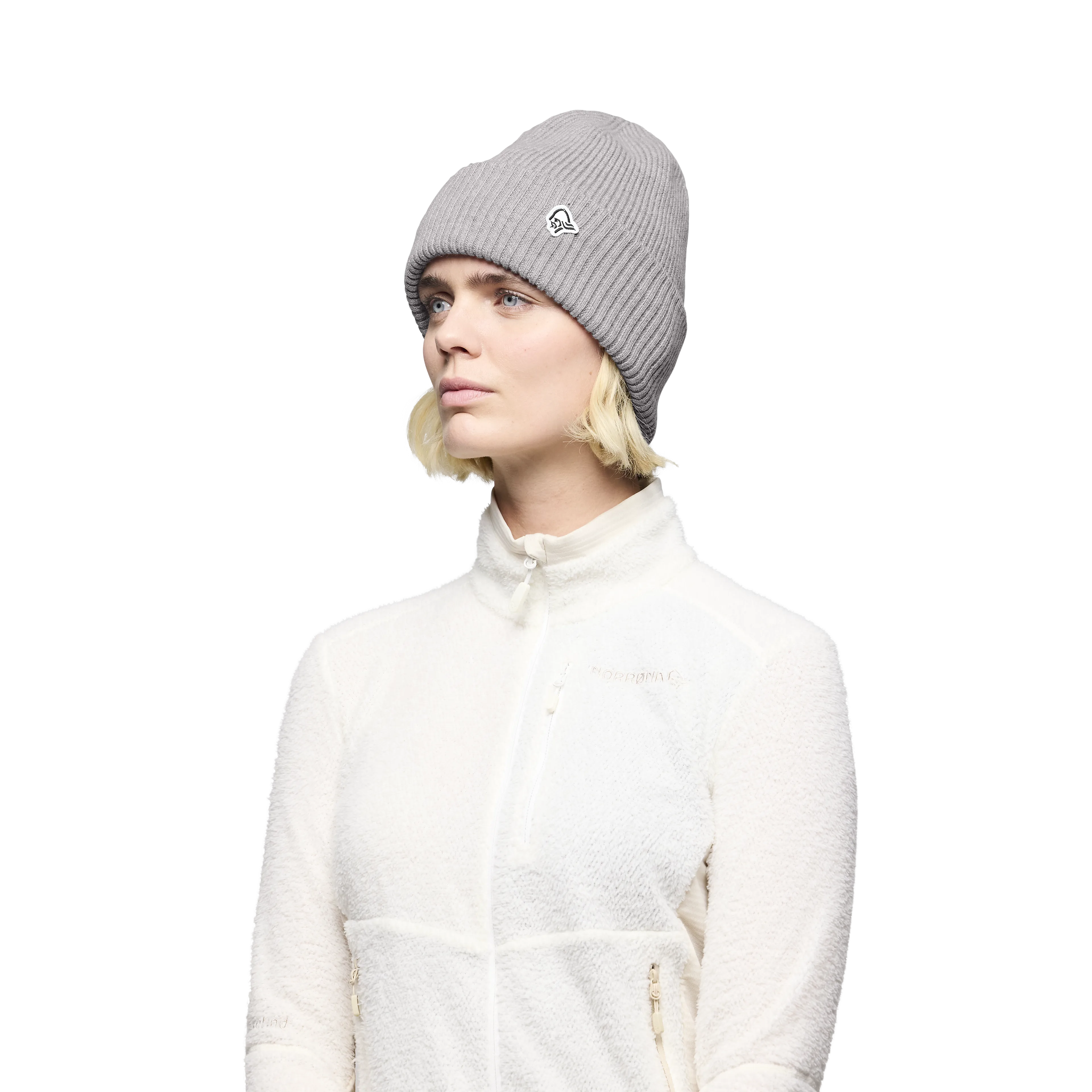 /29 heavy merinoUll contrast Beanie