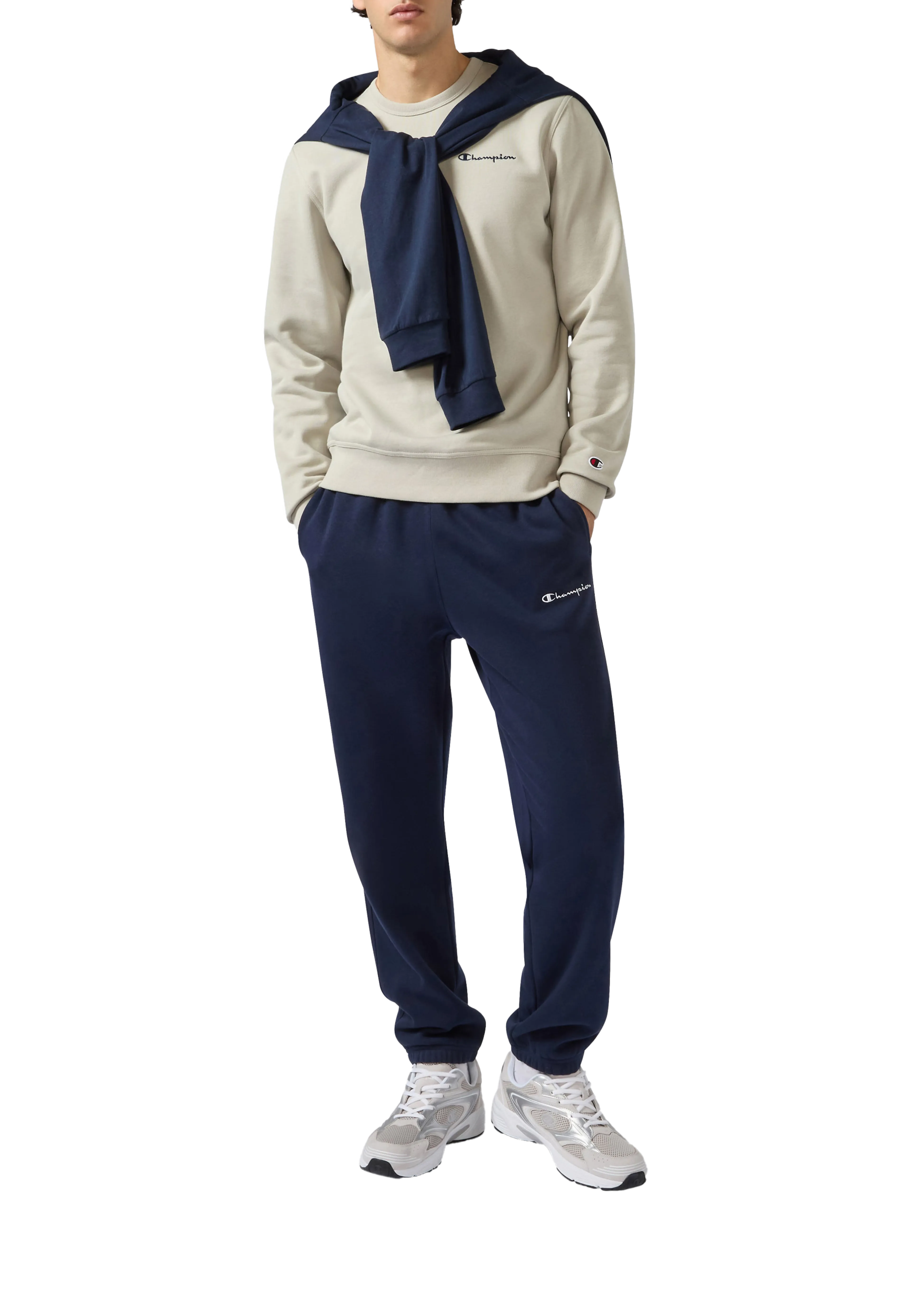 Crewneck Sweatshirt small contrast logo mens