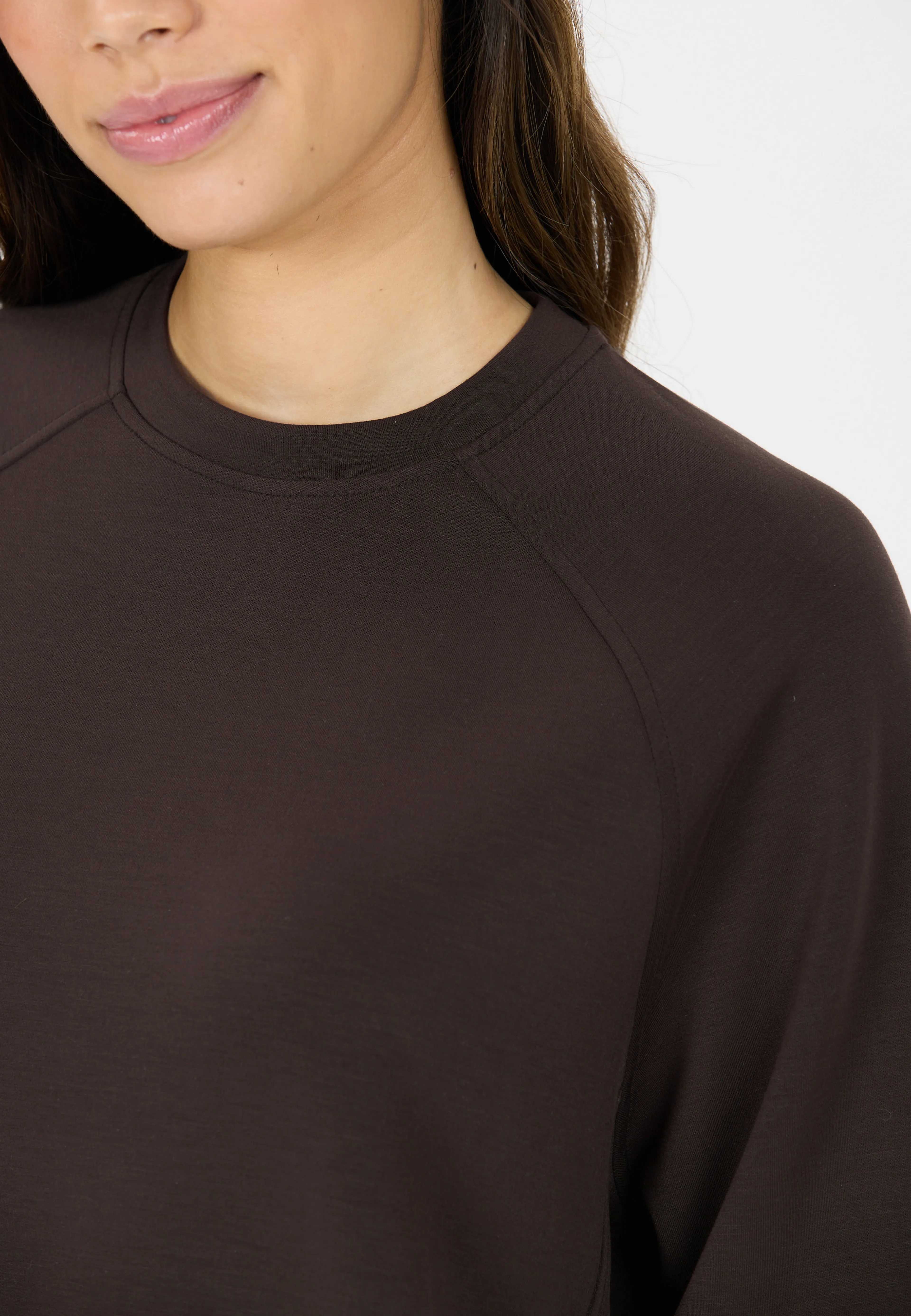 Jacey W Crew Neck treningsgenser dame