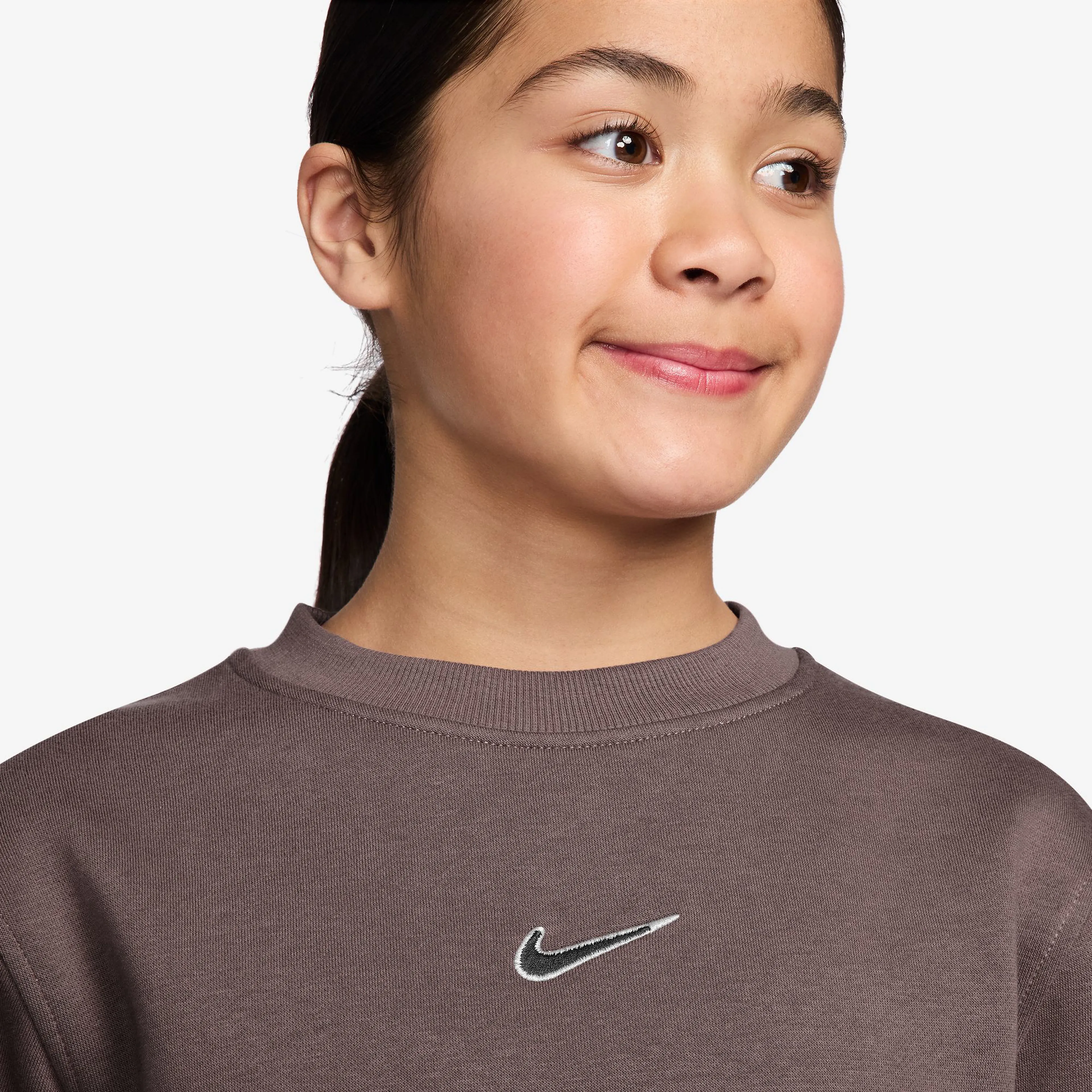 Kylian Mbappe Kylian Mbappé Club Fleece Big Kids' Soccer Crew-Neck Sweatshirt