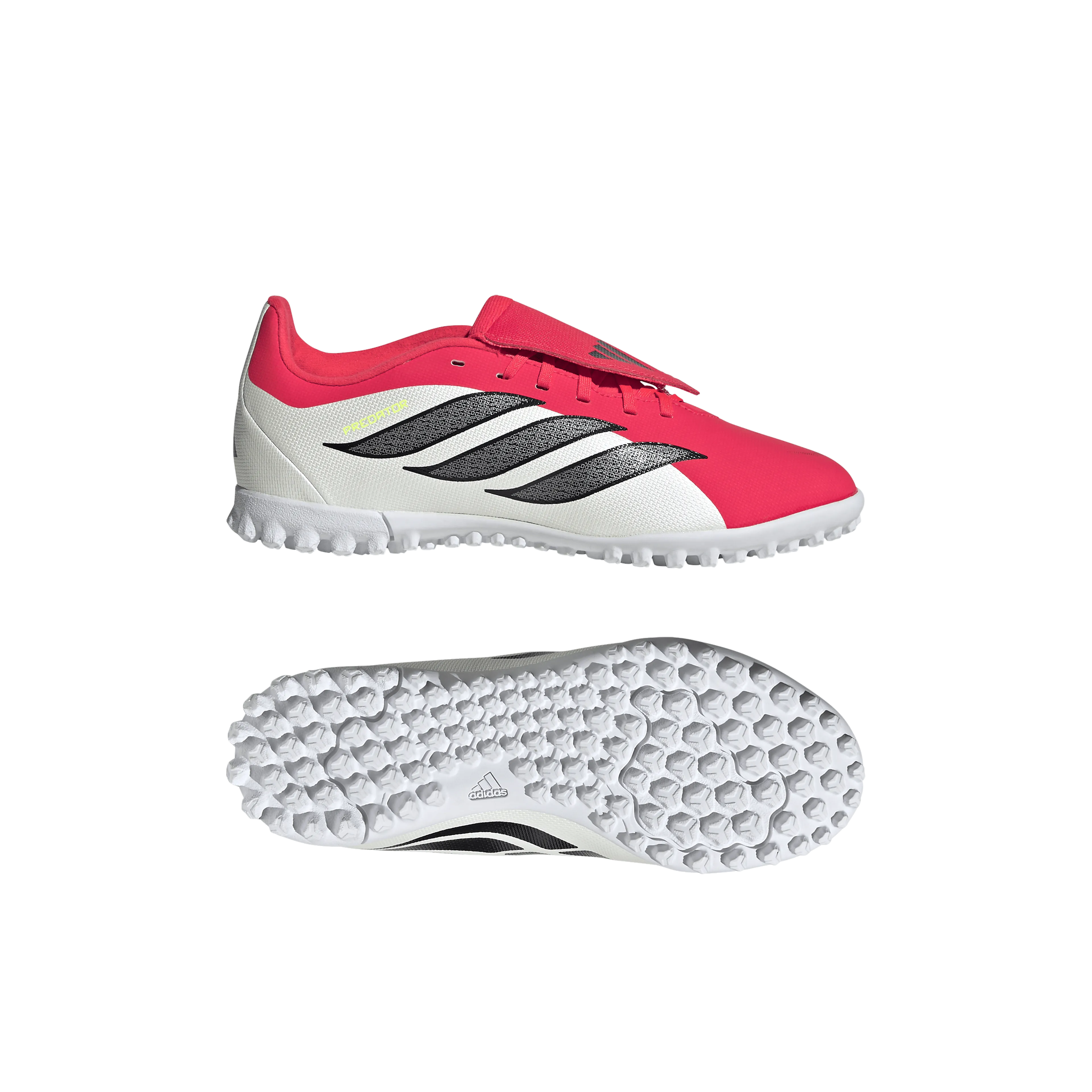 PREDATOR CLUB Fold-Over Tongue Turf Fotballsko Grus/Kunstgress Barn