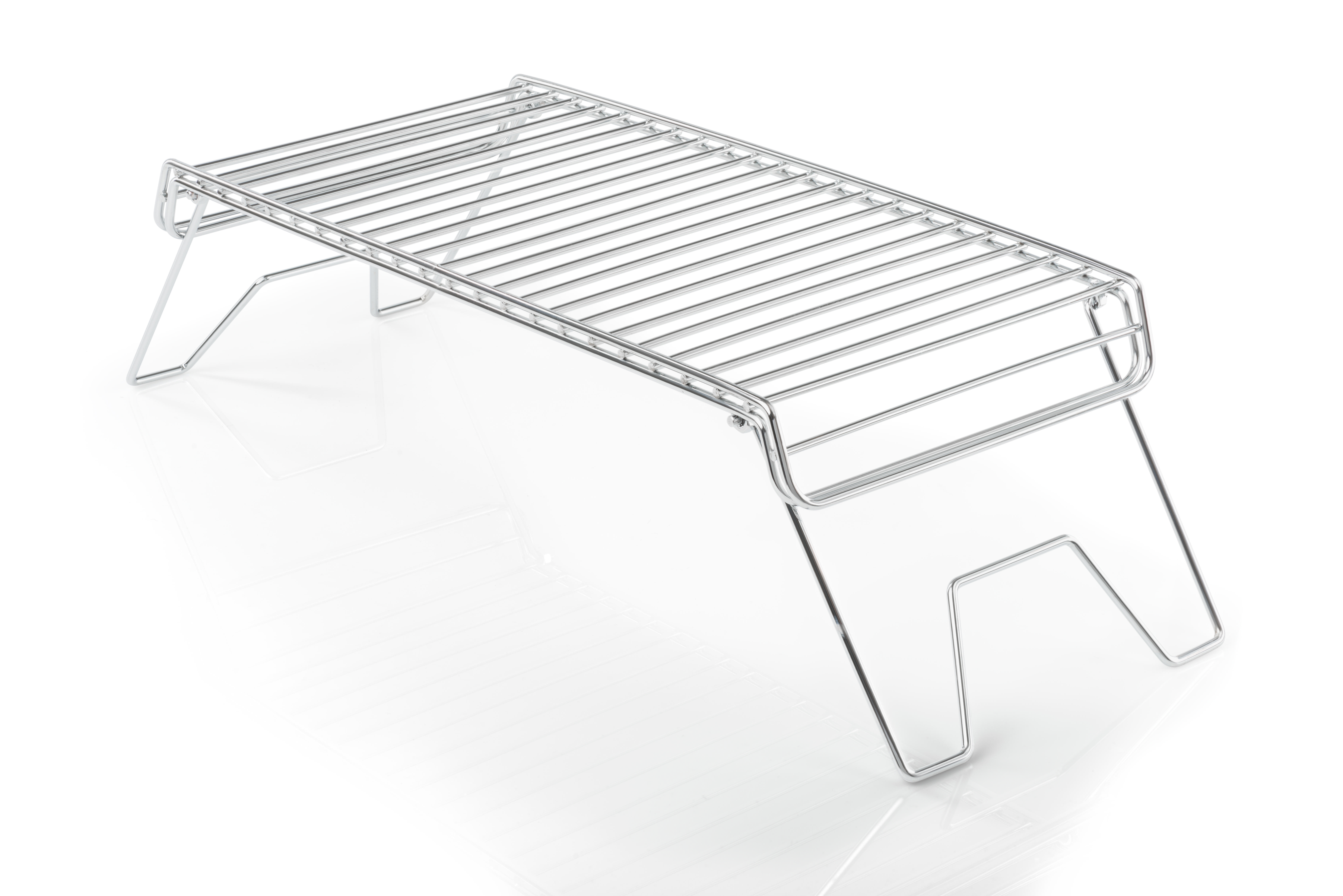 CAMPFIRE GRILL WITH FOLDING LEGS