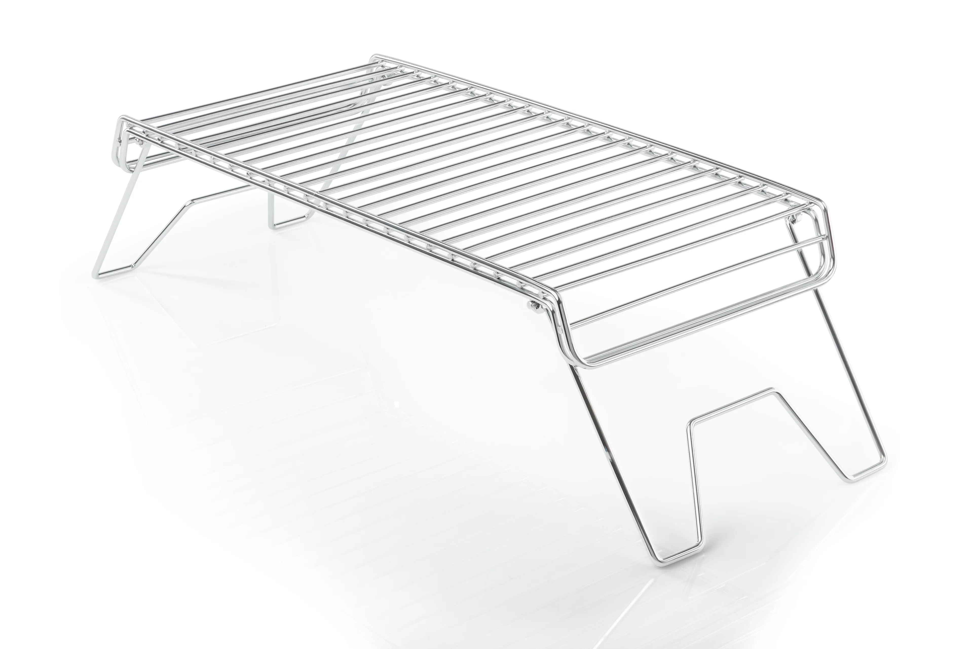 CAMPFIRE GRILL WITH FOLDING LEGS