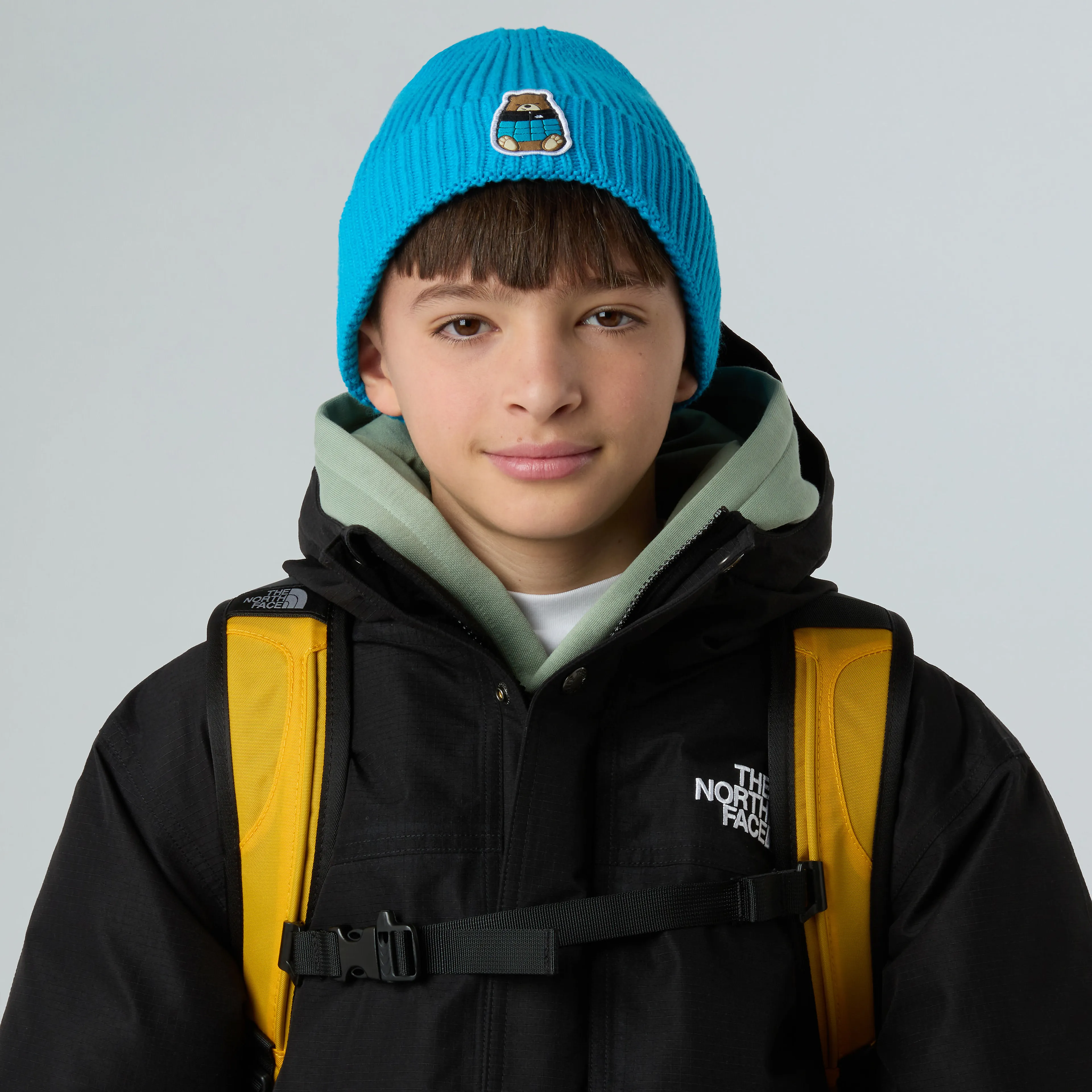 KIDS TNF LOGO BOX CUFFED BEANIE