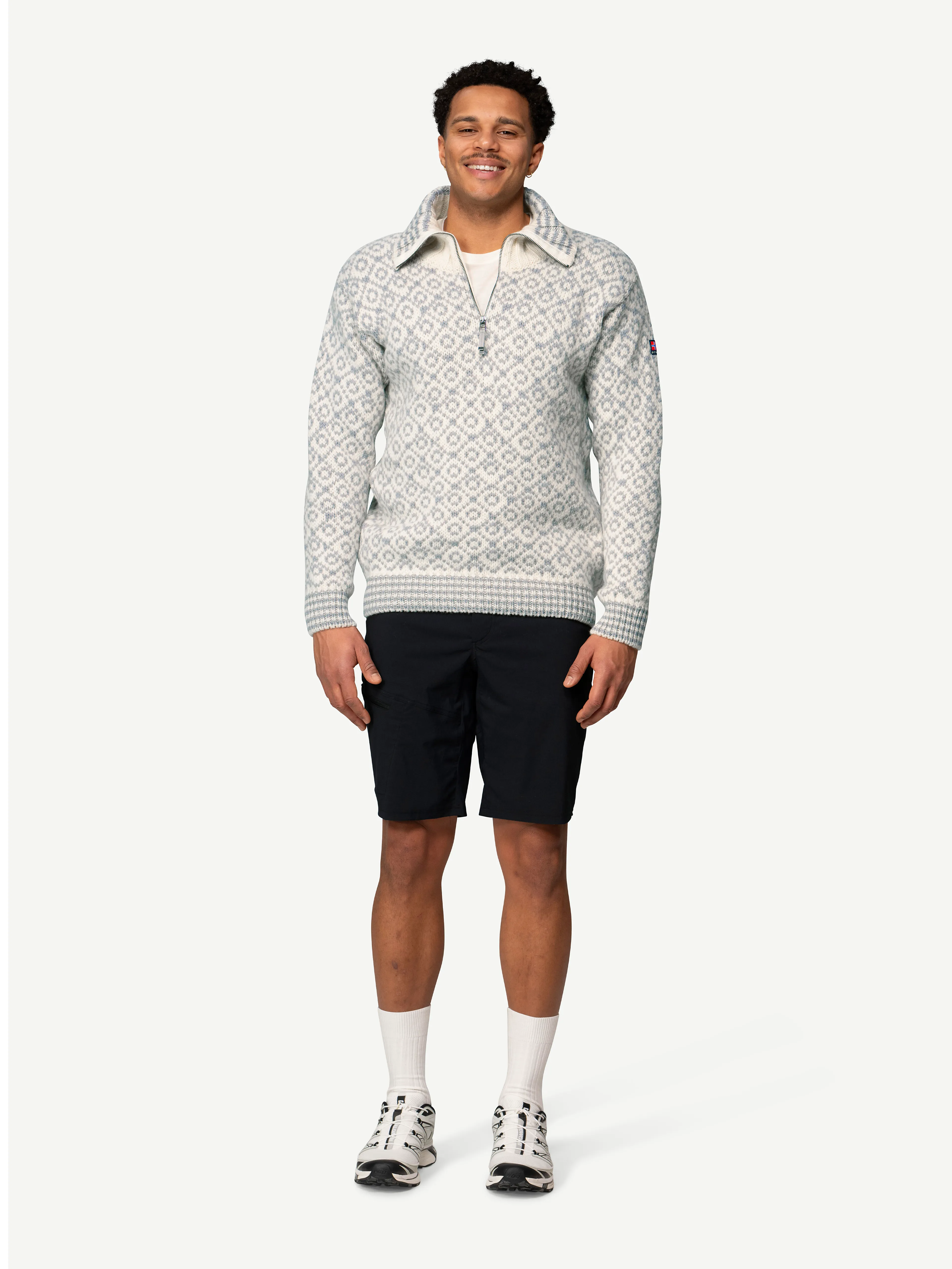 SVALBARD strikkegenser ZIP-NECK unisex