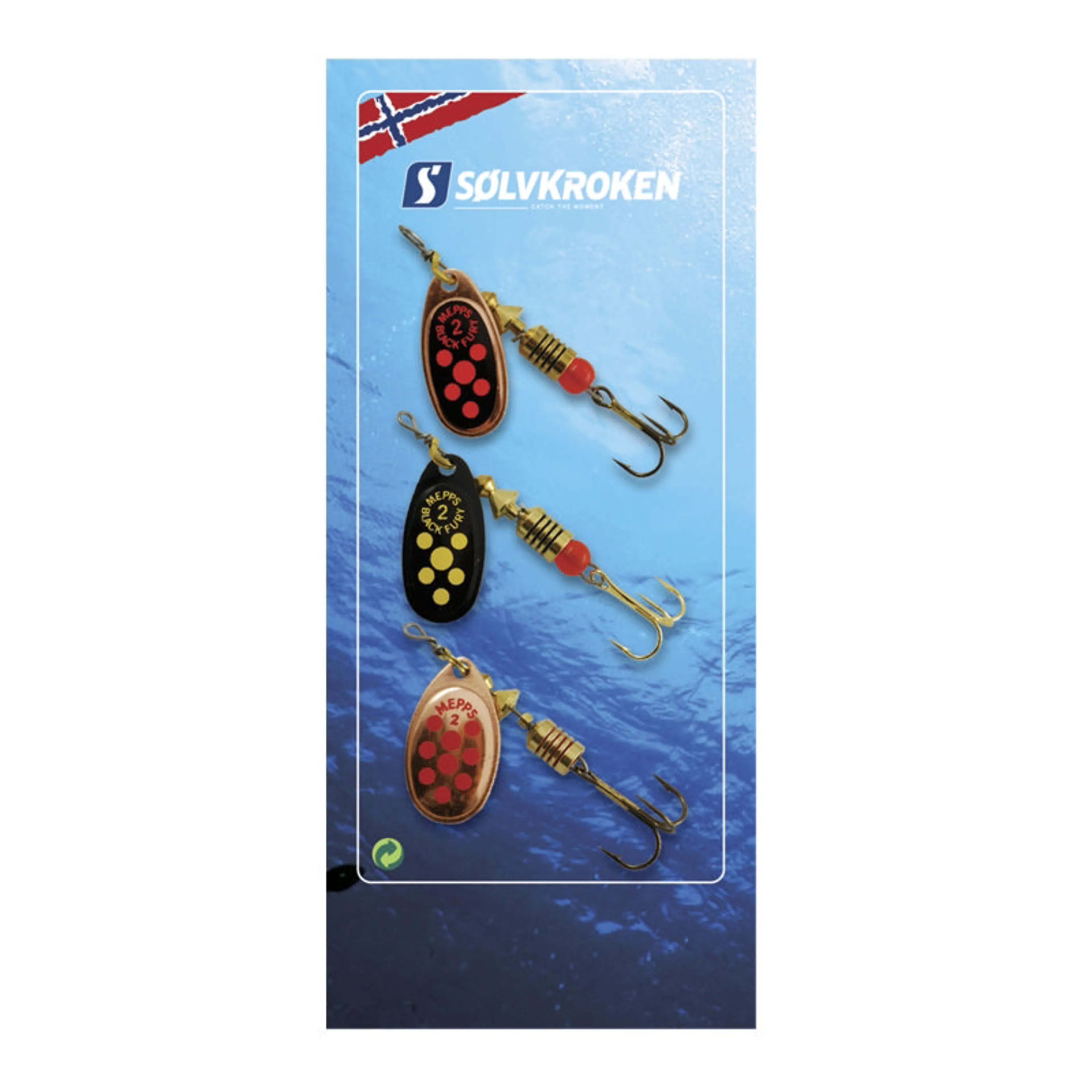 Mepps spinnersett 3 pk