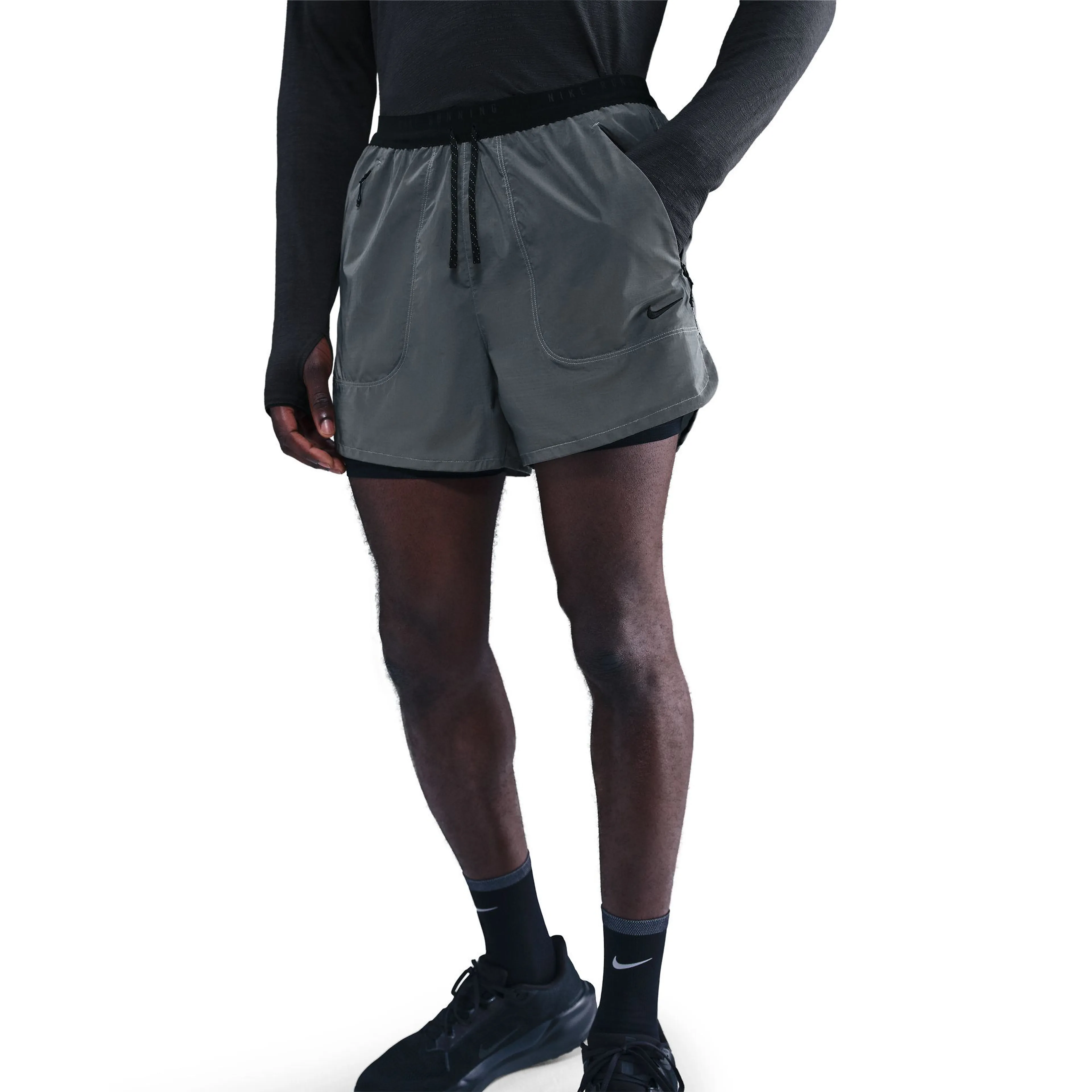 Men's 4" 2-in-1 Reflective Running Shorts