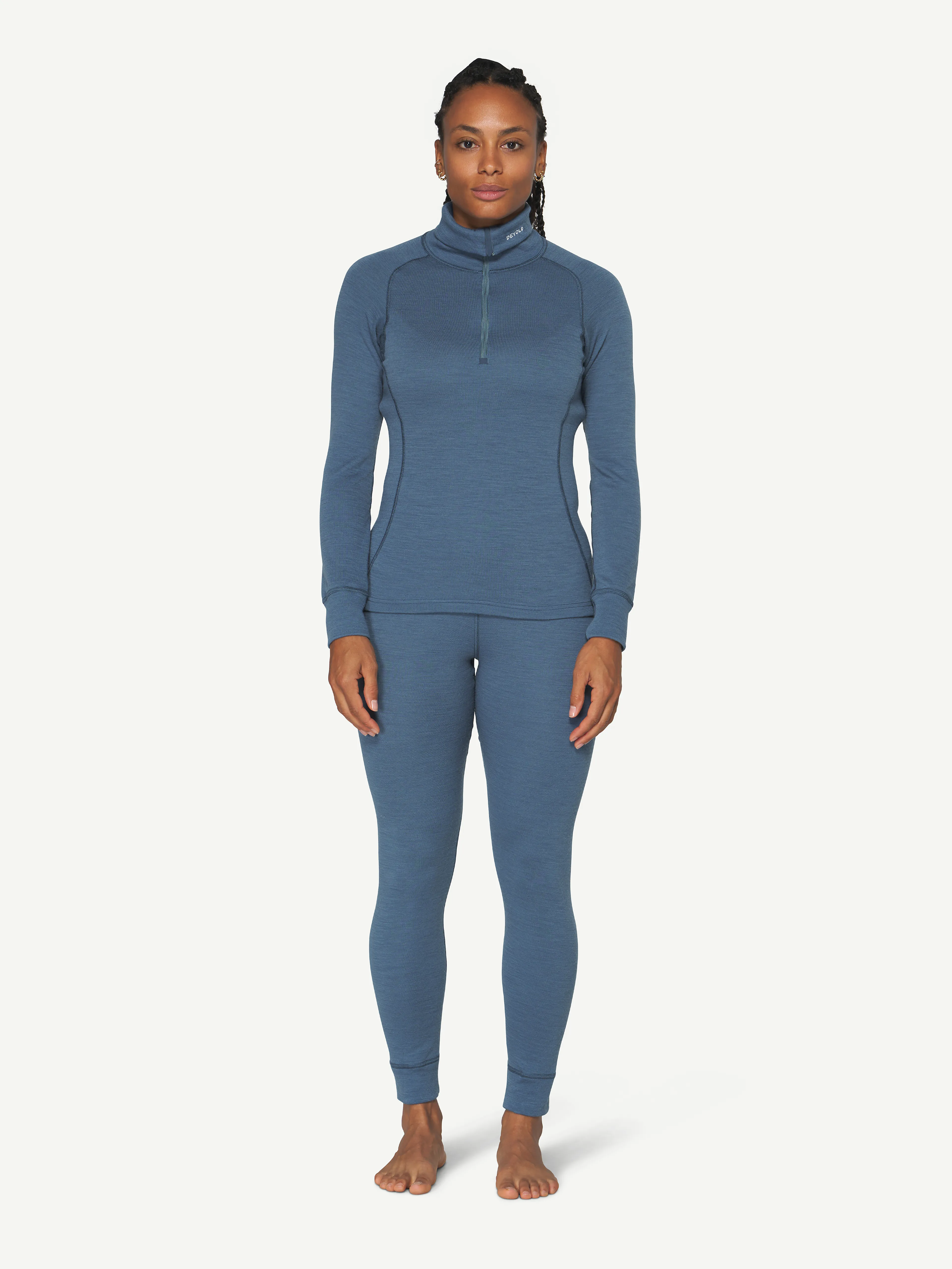 DUO ACTIVE MERINO 205 Z.NECK WMN
