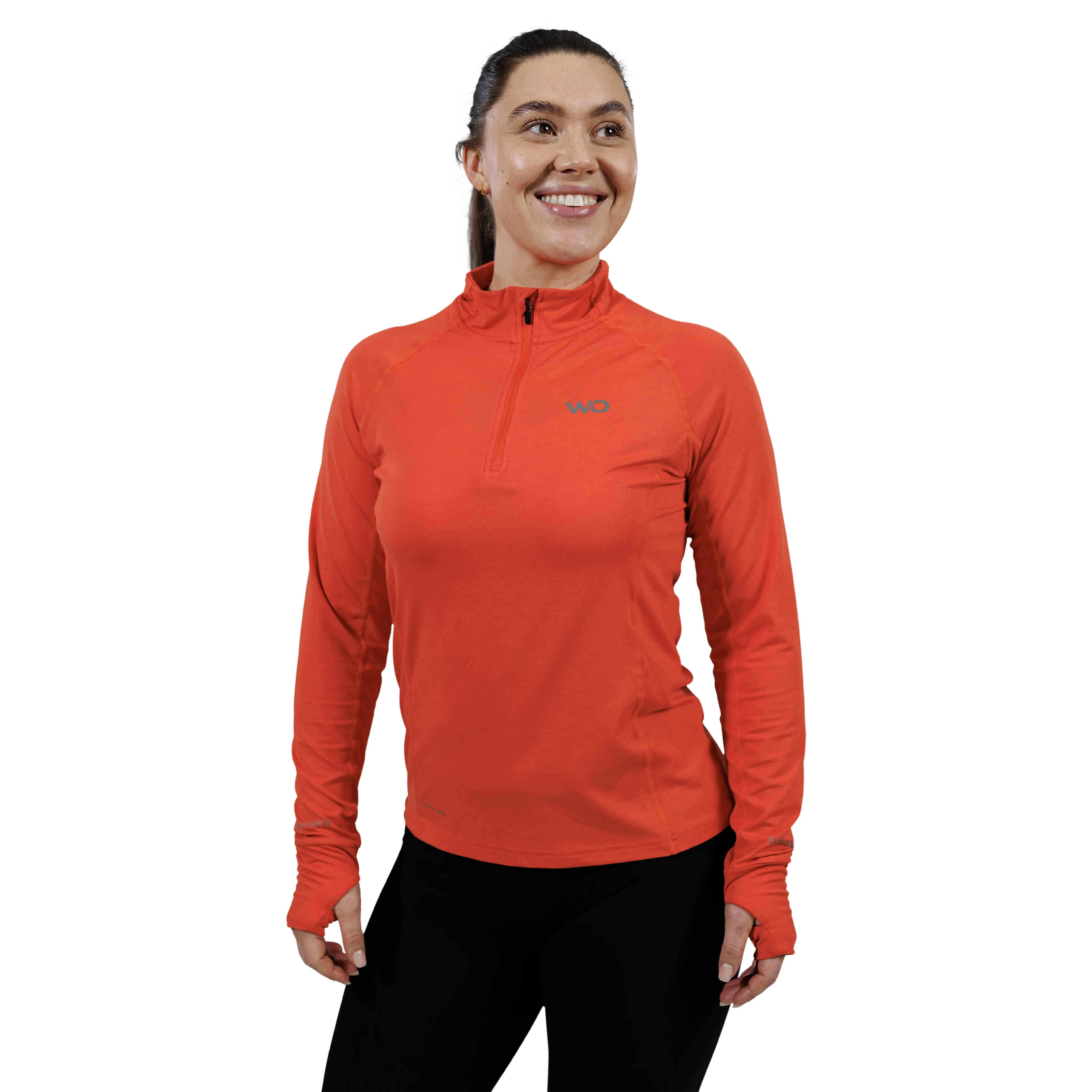 Wolling Melange Performance Midlayer Dame