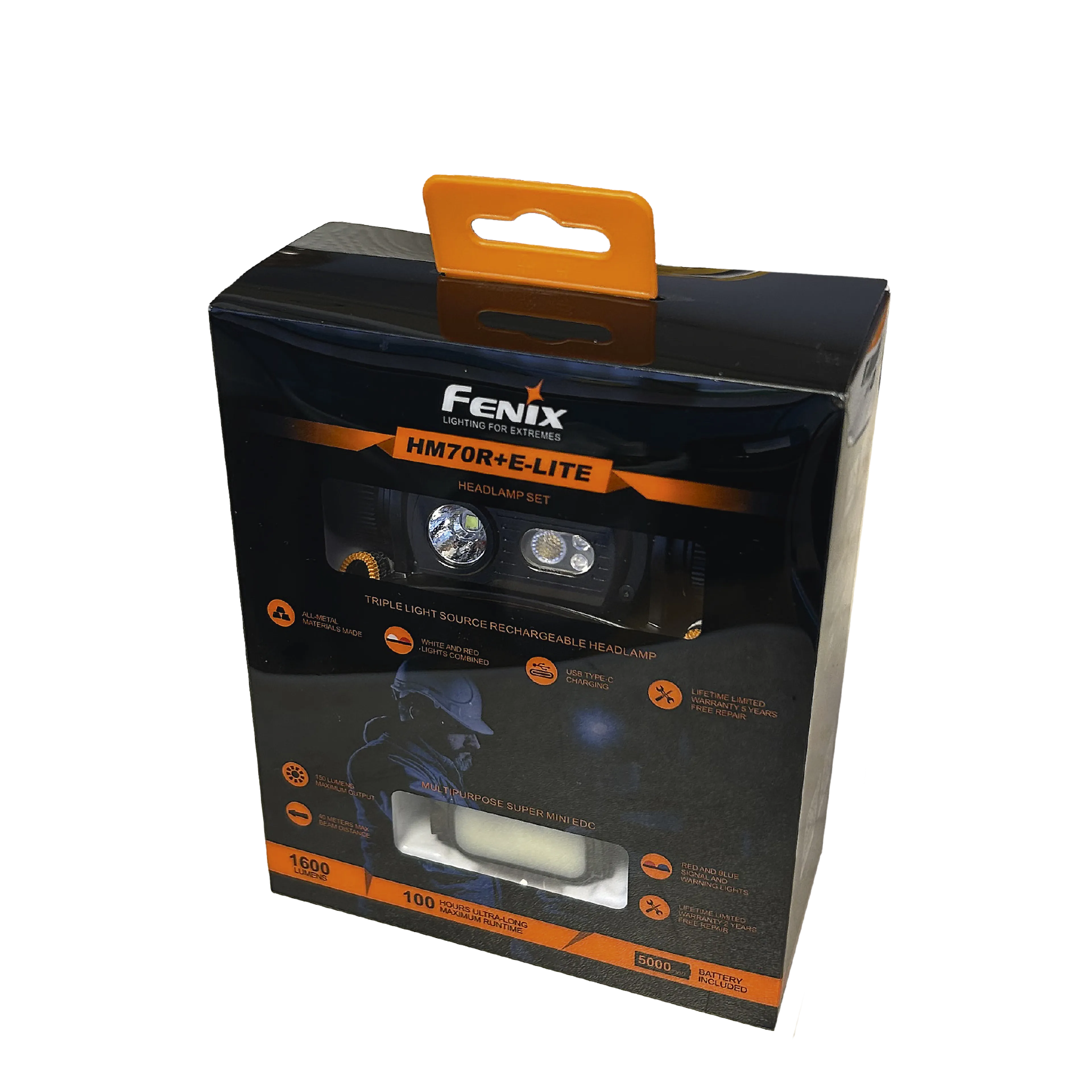 FENIX HM70R HODELYKT 1600 lm LED USB-C FENIX HM70R HODELYKT 1600 lm LED USB-C