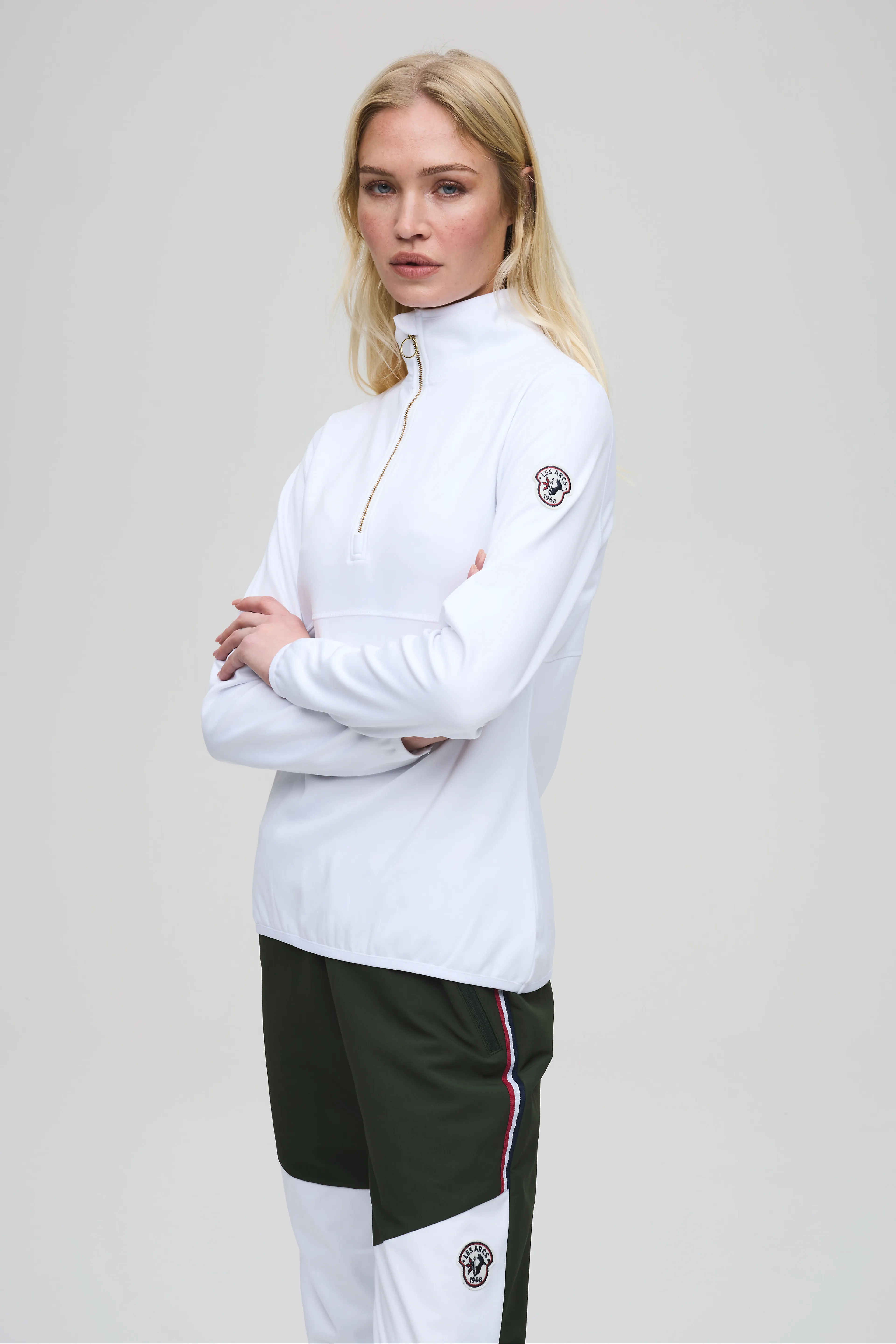 Claire zip neck