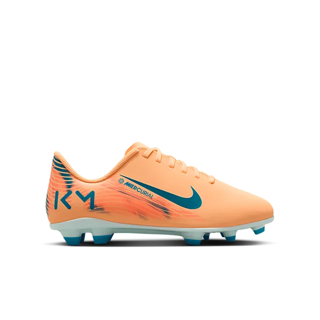 NIKE Jr. Mercurial Vapor 16 Club "Kylian Mbappé" Big Kids' MG Low-Top Fotballsko Gress/Kunstgress