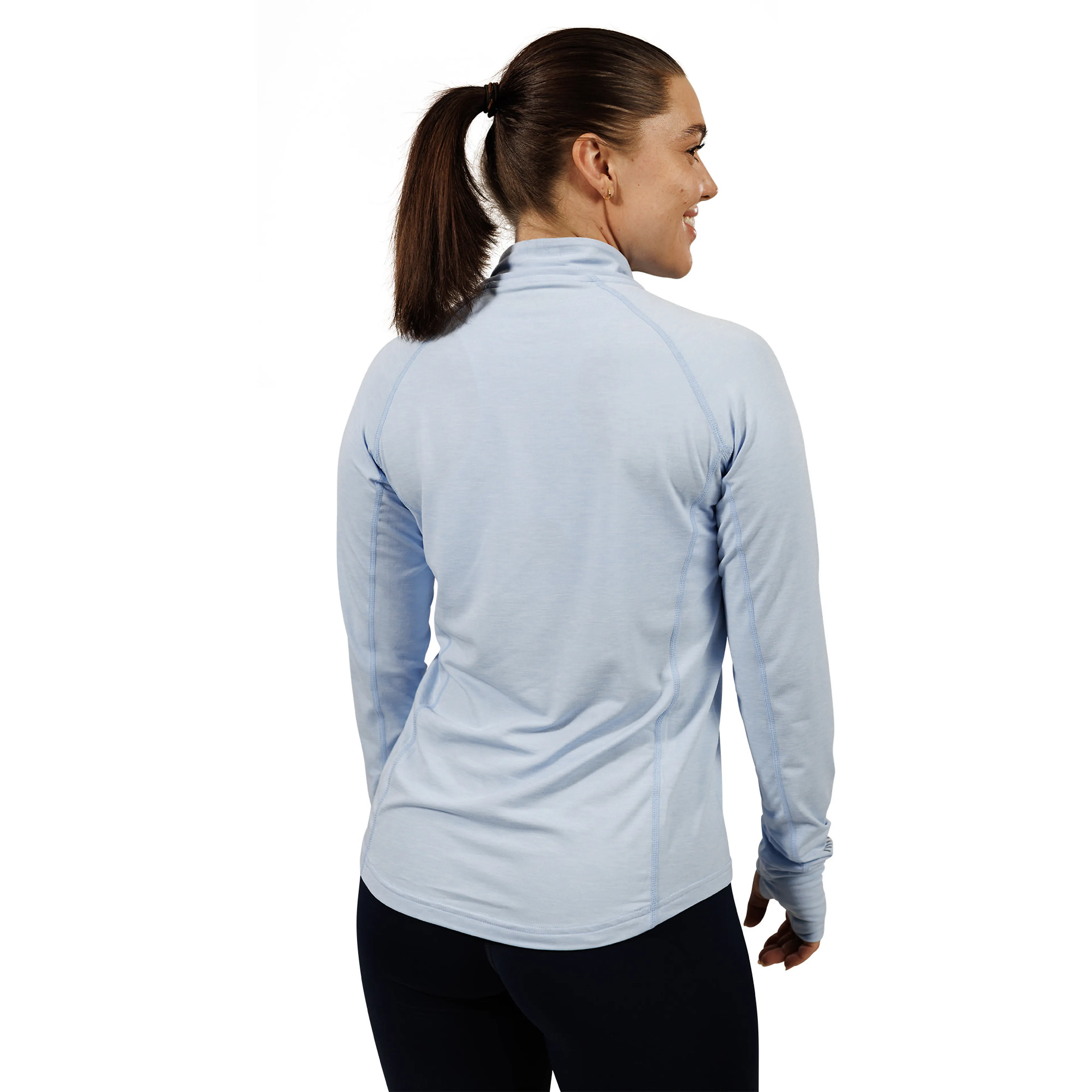 Wolling Melange Performance Midlayer Dame Wolling Melange Performance Midlayer Dame