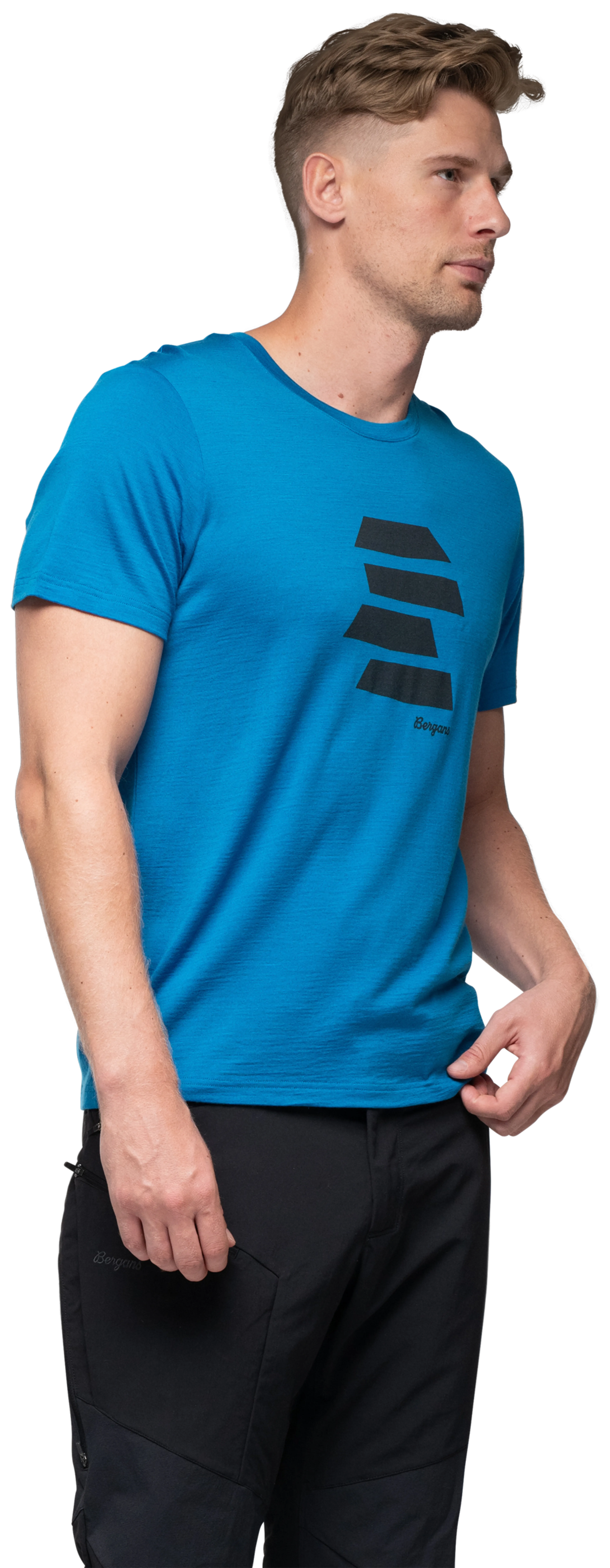 Rabot Mount Wool Tee Men Rabot Mount Wool Tee Men