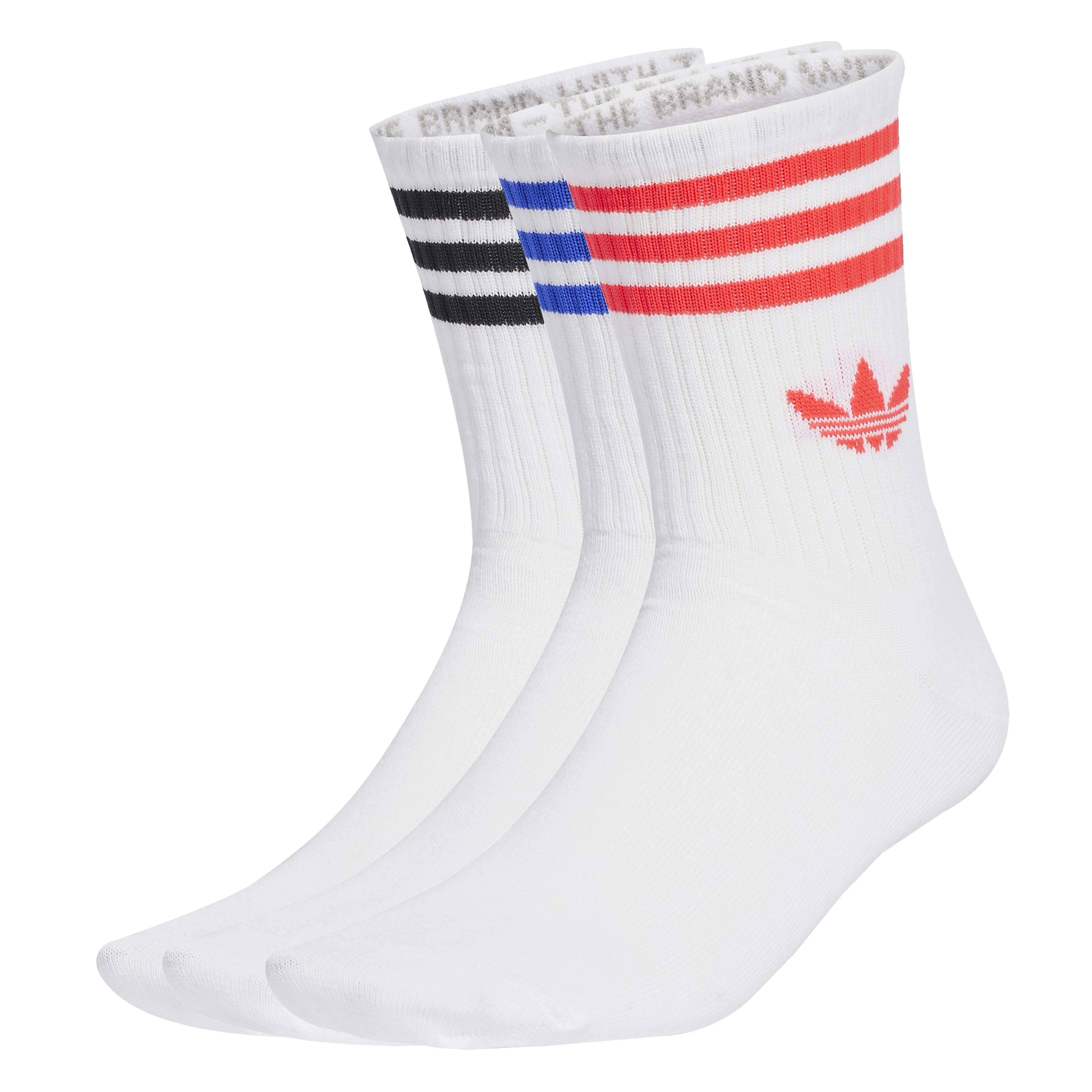 3-Stripes Crew Socks 3 Pairs