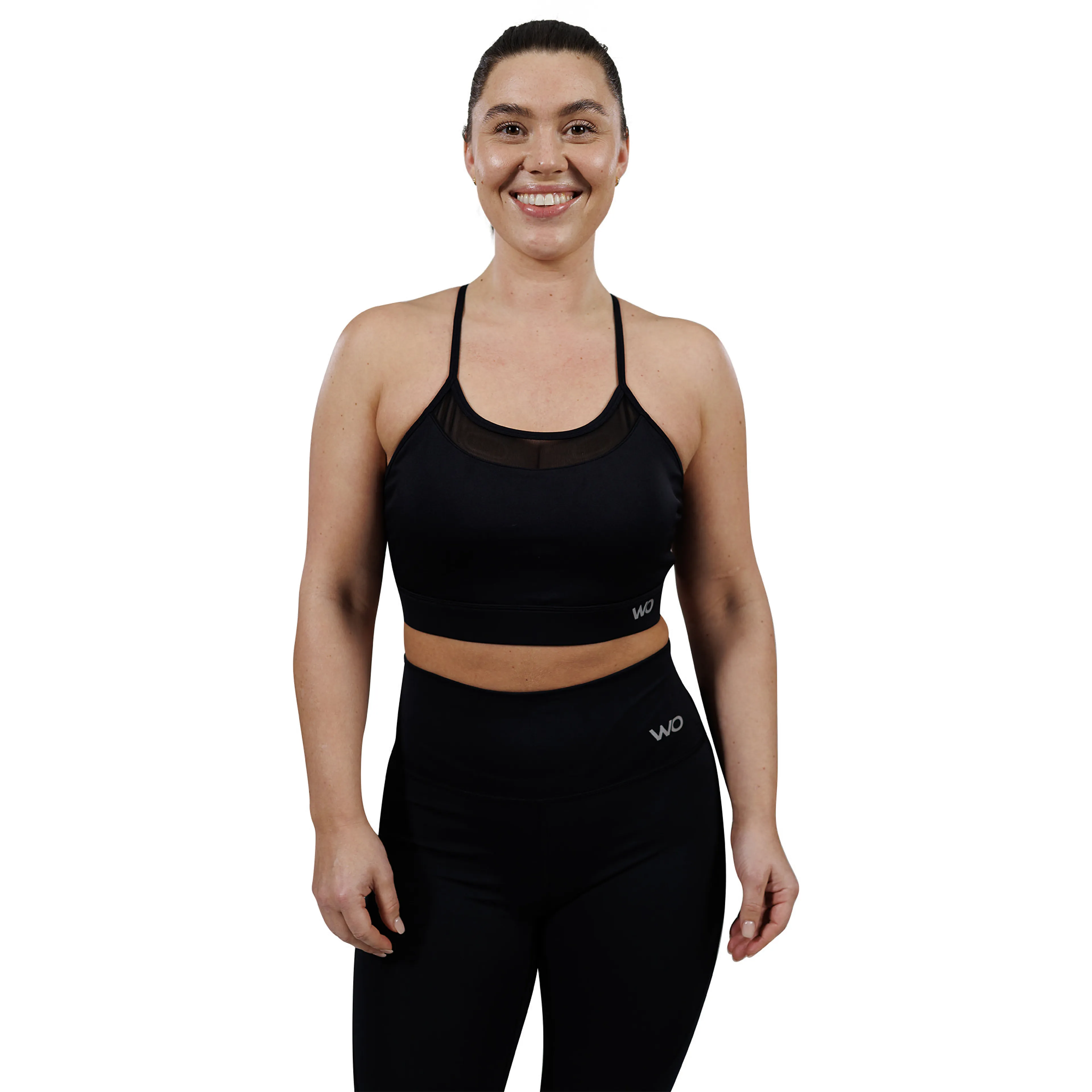 Salisbury W Sports Bra With Mesh Details Salisbury W Sports Bra With Mesh Details