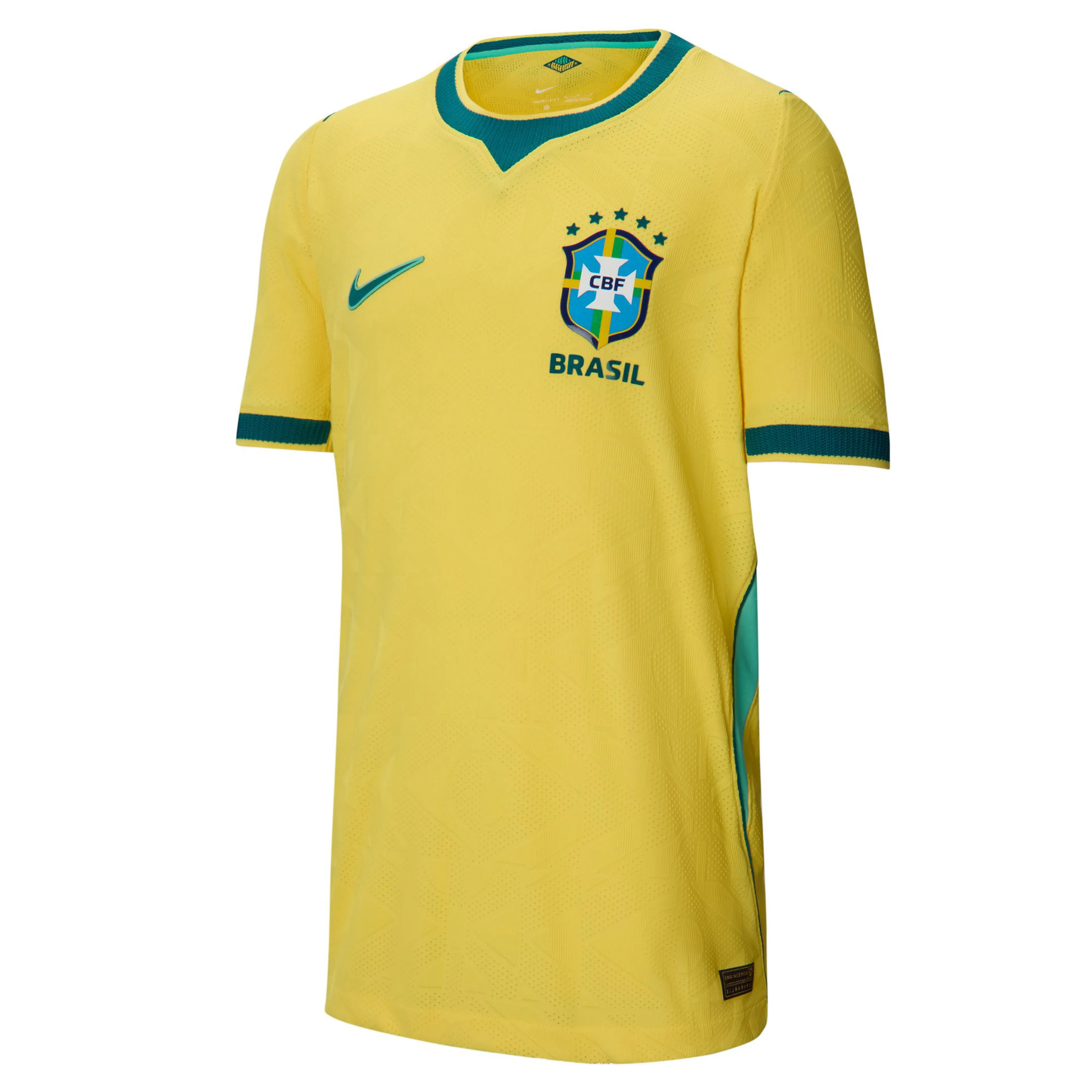 Brazil National Team 2026 Match Home Big Kids' Nike Aero-FIT Fotballtrøye