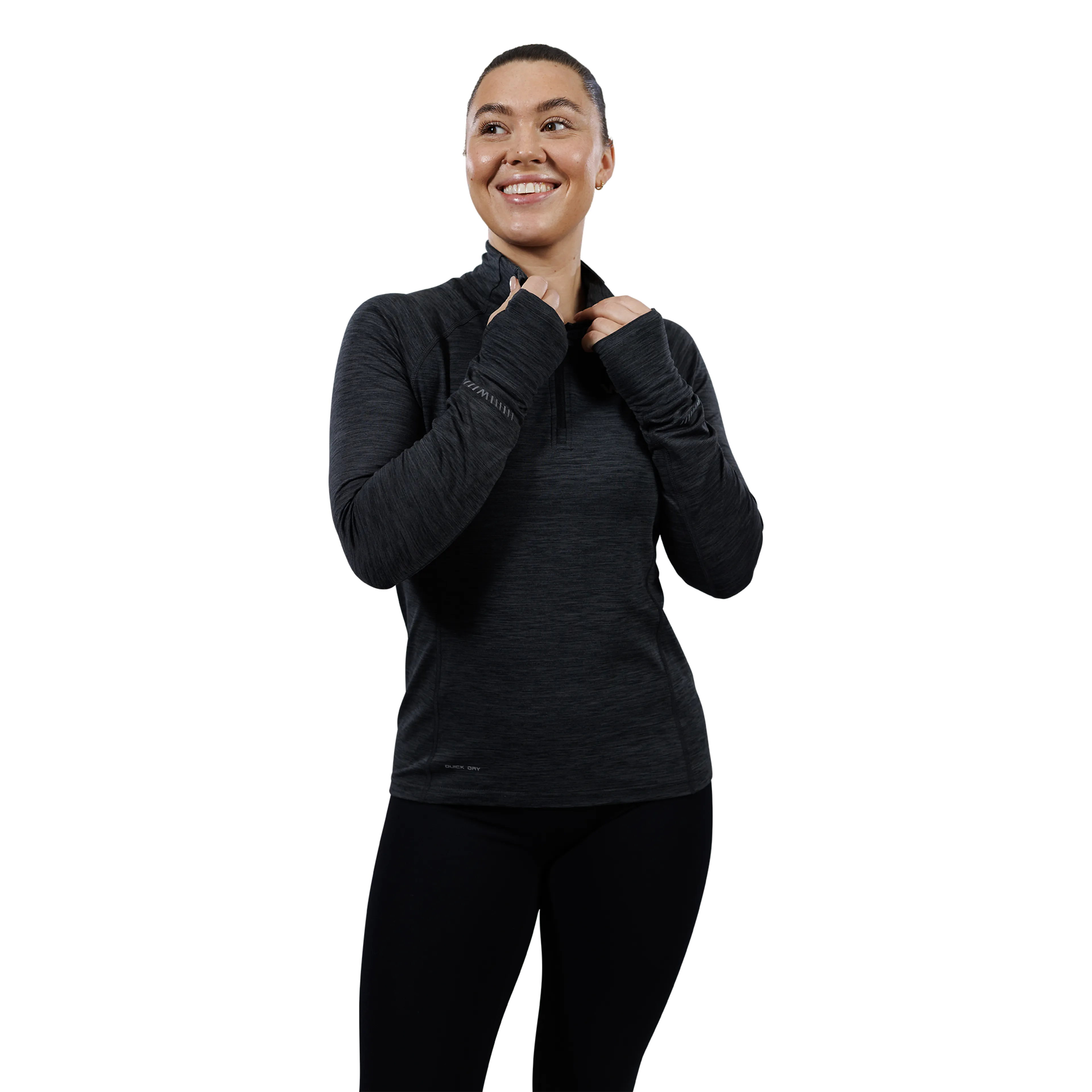 Wolling Melange Performance Midlayer Dame