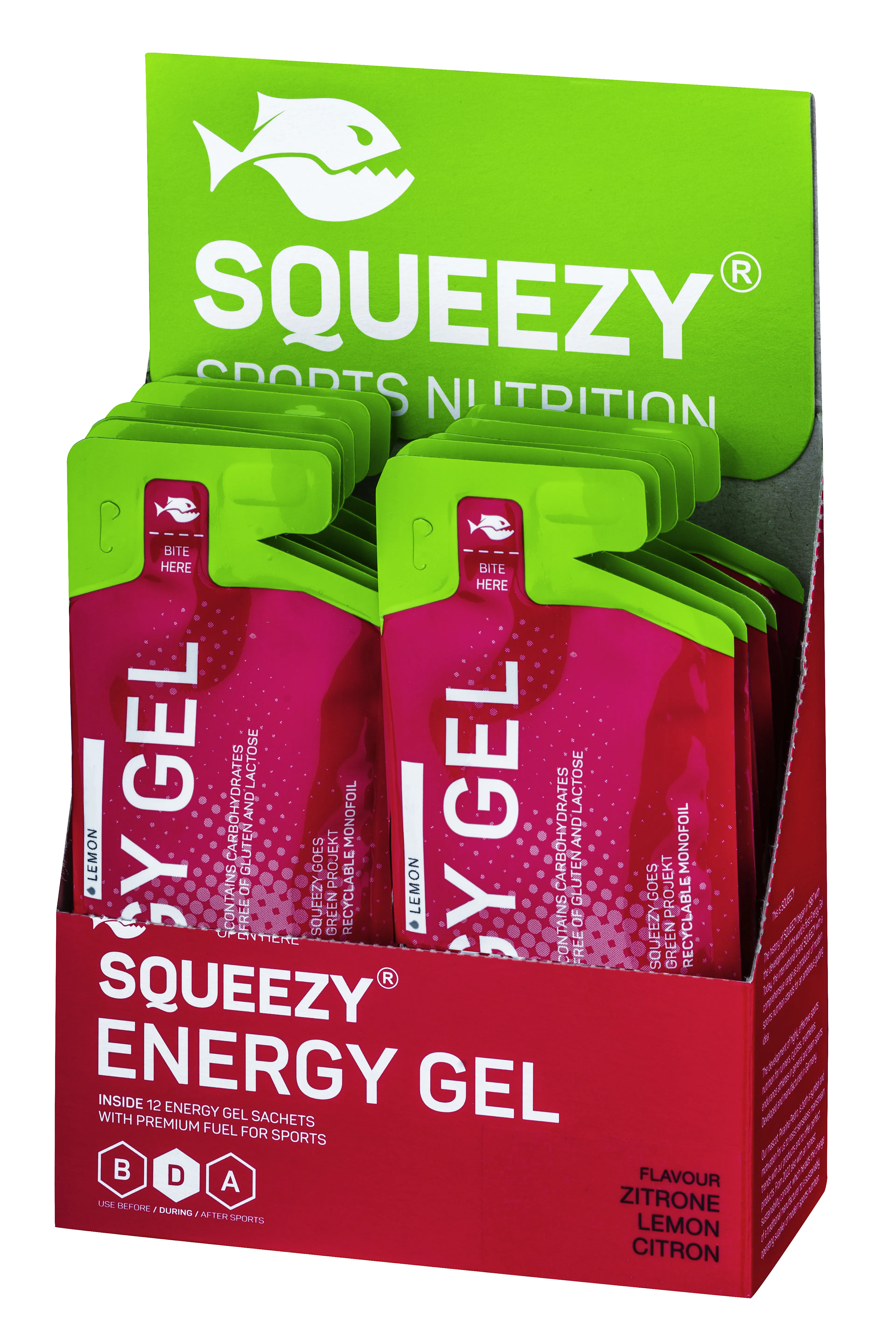 Energy Gel sitron 12x33g