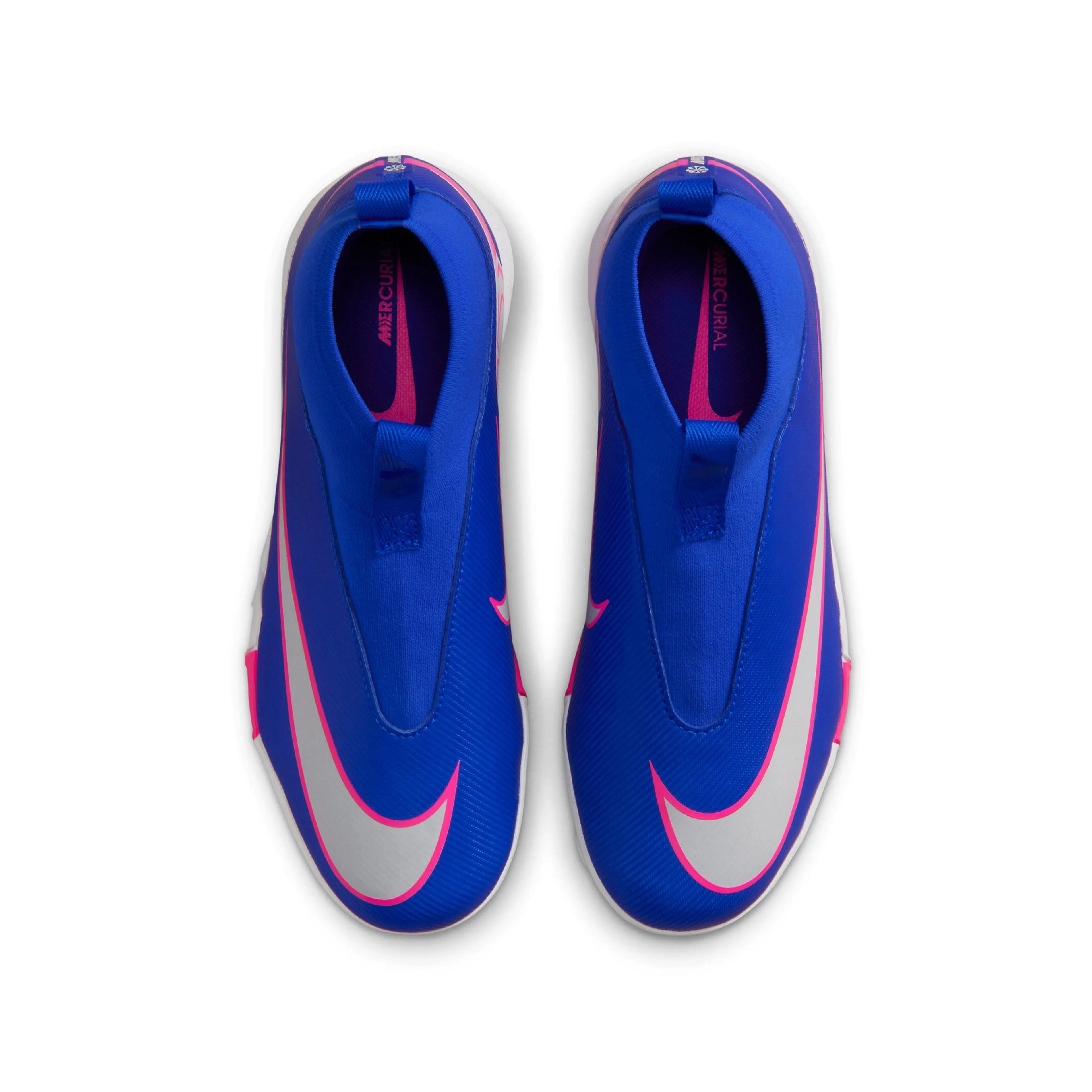 Jr. Mercurial Superfly 10 Academy Little/Big Kids' Turf High-Top Fotballsko Grus/Kunstgress