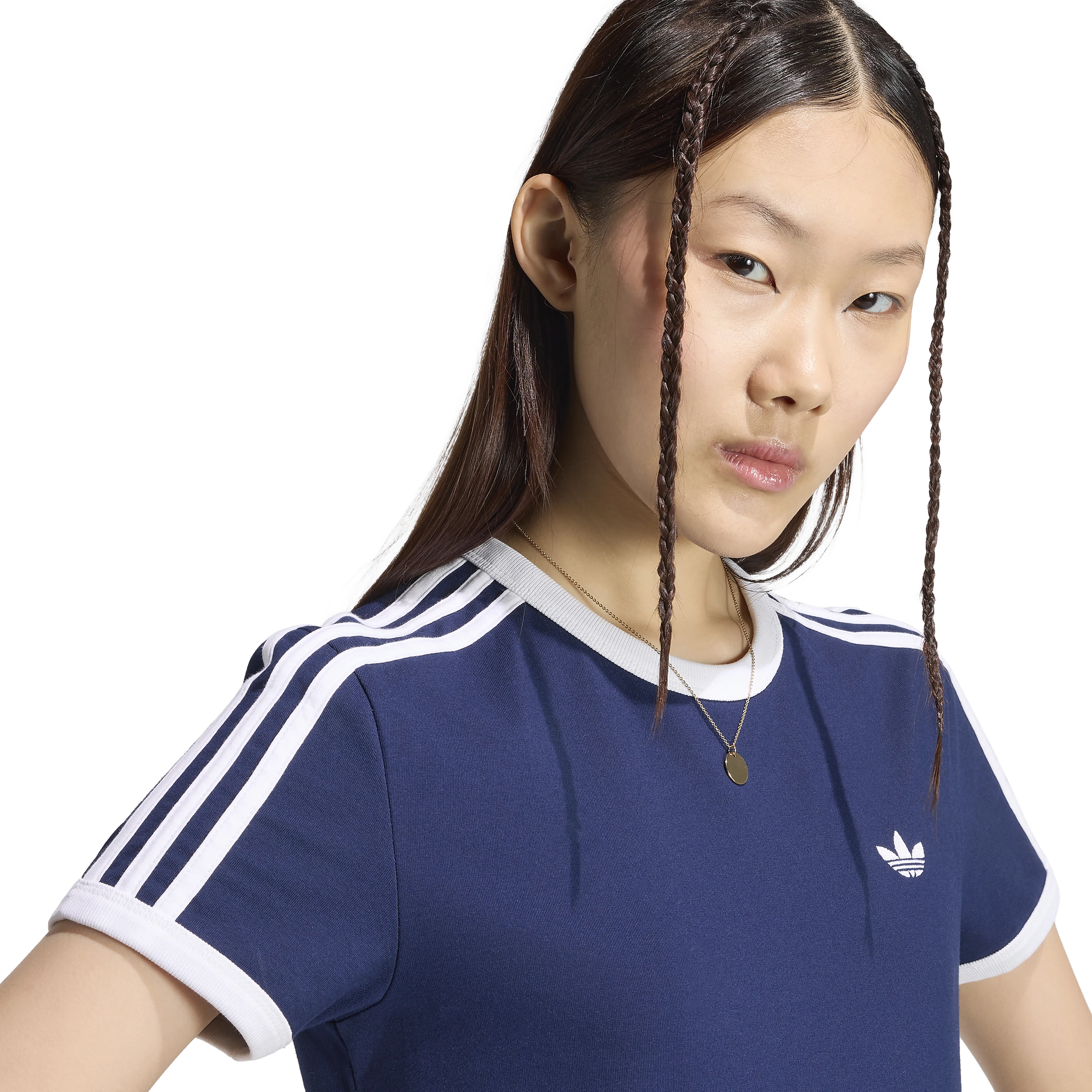 3 STRIPES SLIM T-Shirt Dame