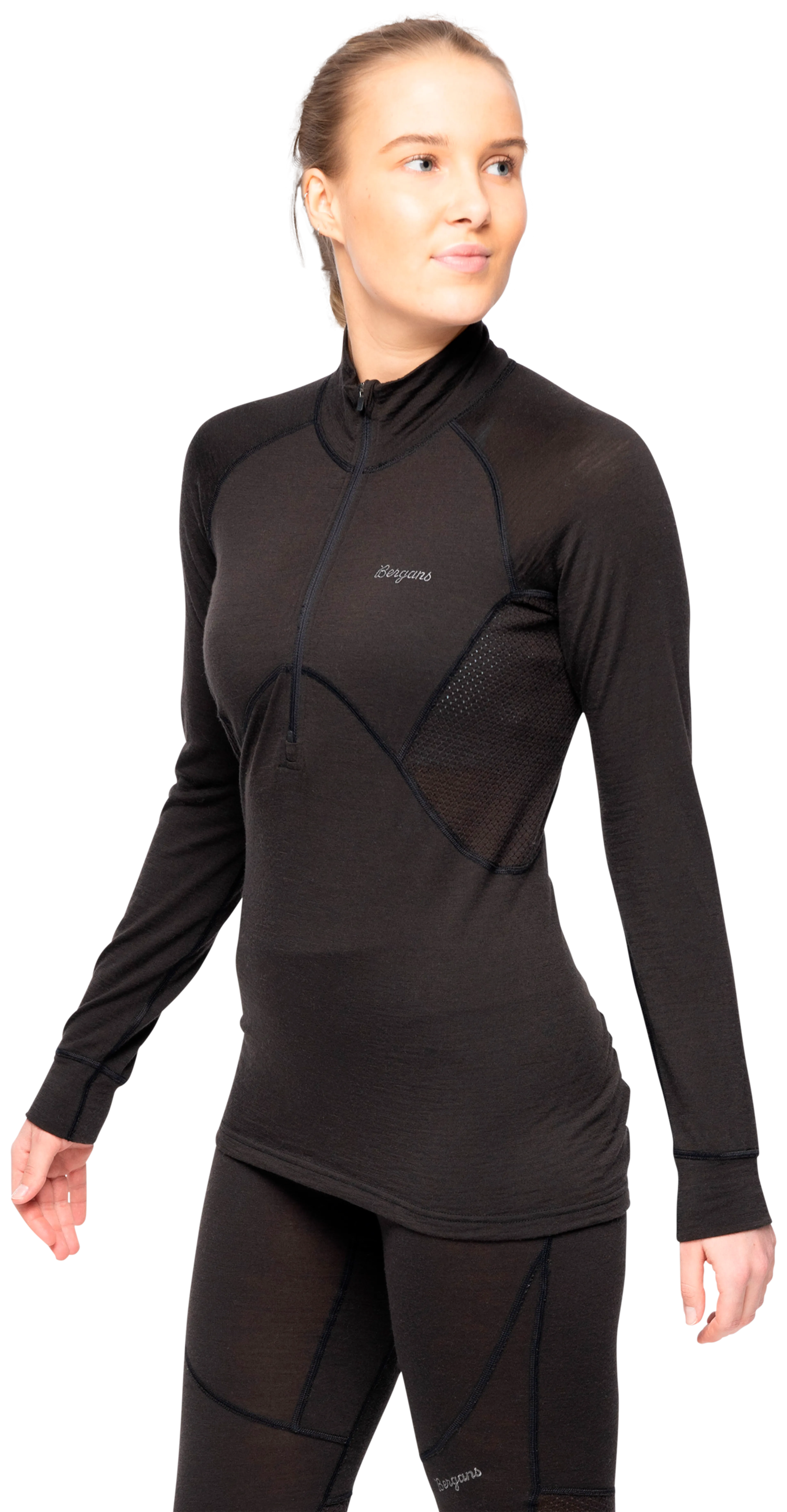 Inner:Pure Merino Half Zip Women