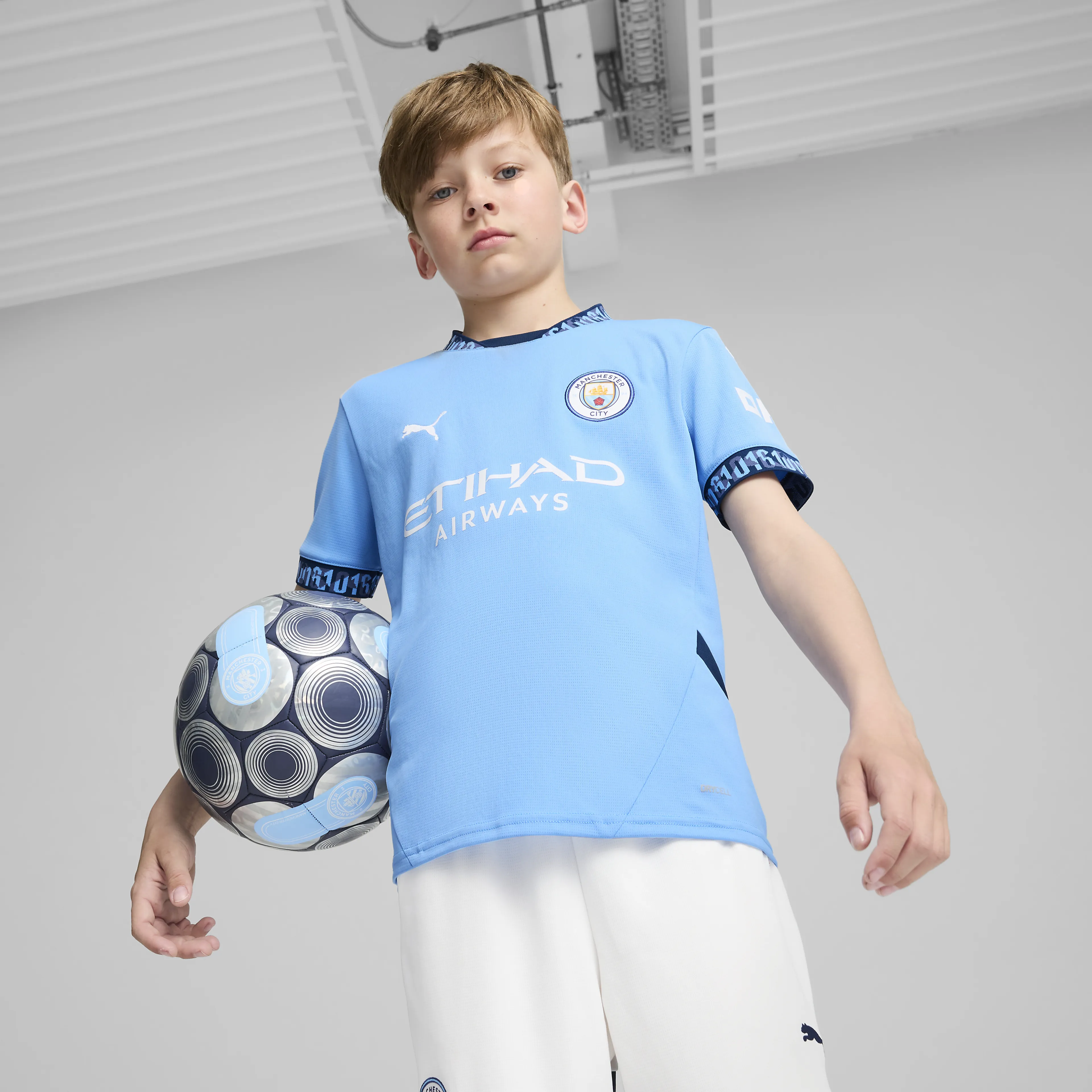 MCFC Home Jersey Replica Jr
