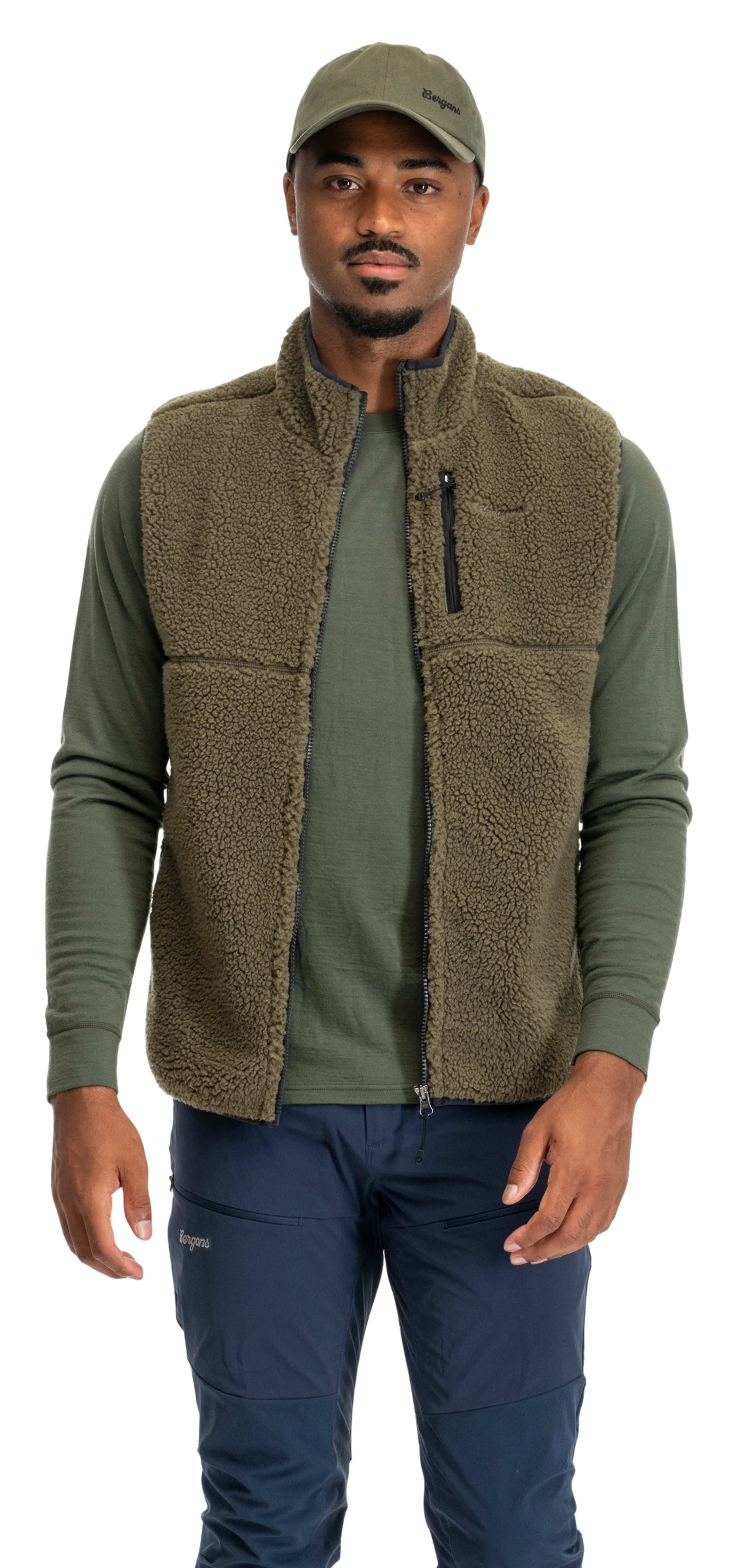 Lunnan Pile Fleece Vest Men