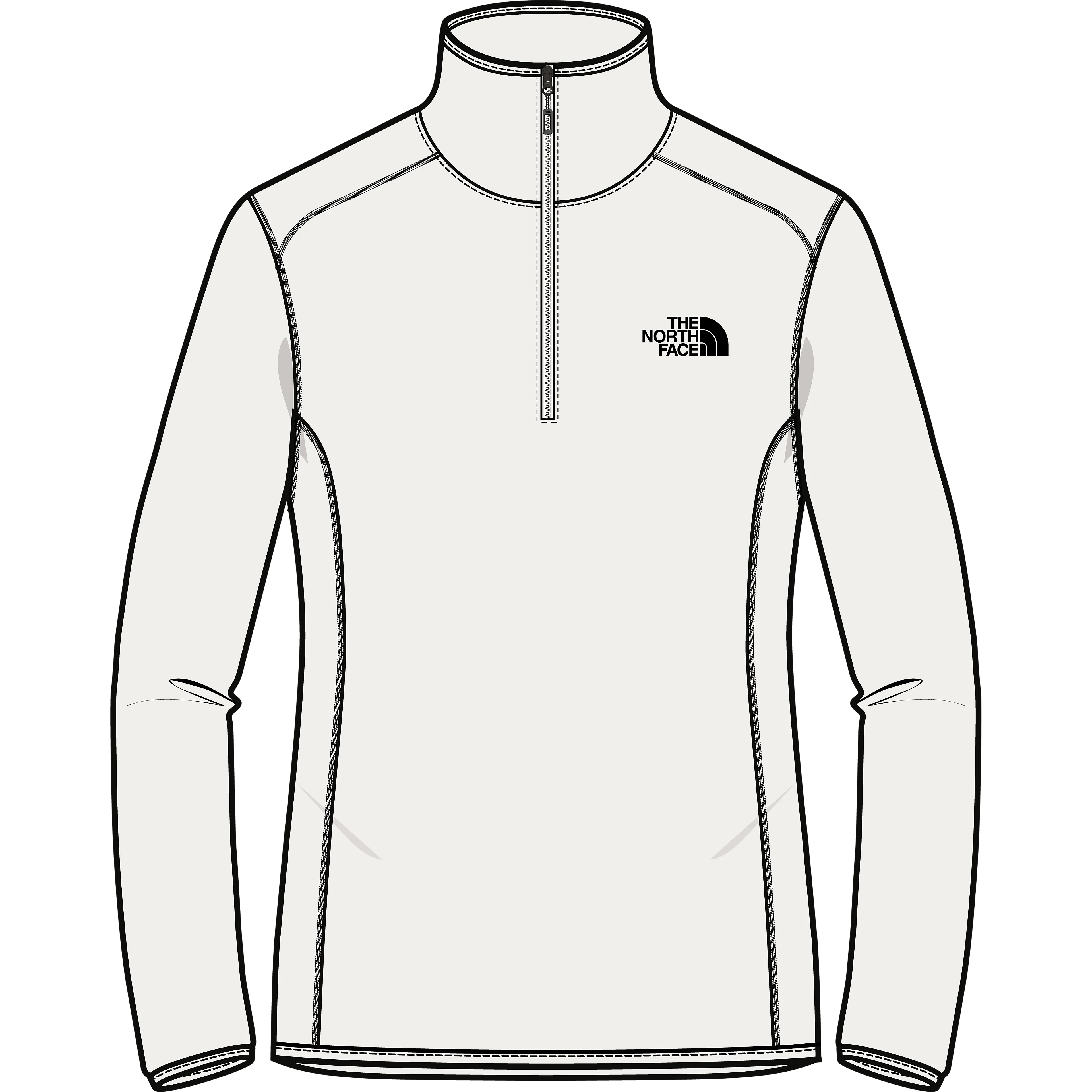 100 Glacier 1/4 Zip fleecegenser dame 100 Glacier 1/4 Zip fleecegenser dame