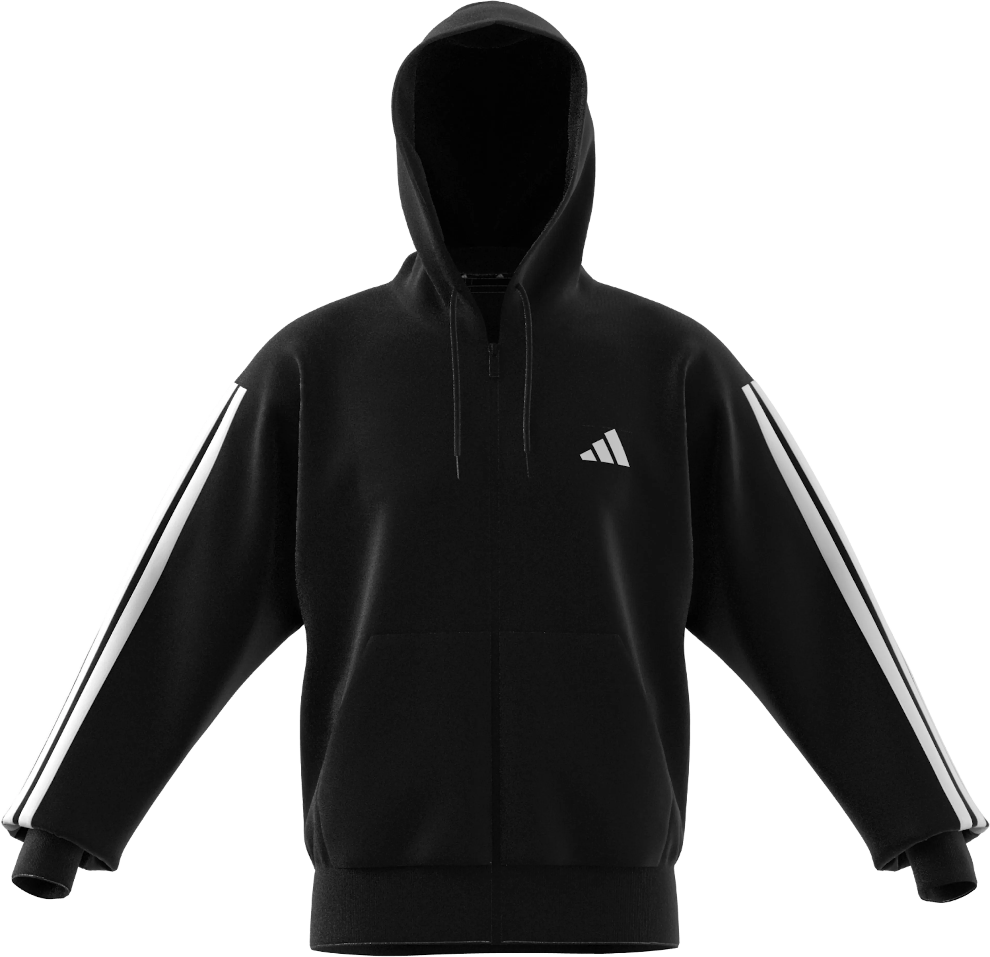 Essentials 3-Stripes hettejakke i fleece Essentials 3-Stripes hettejakke i fleece
